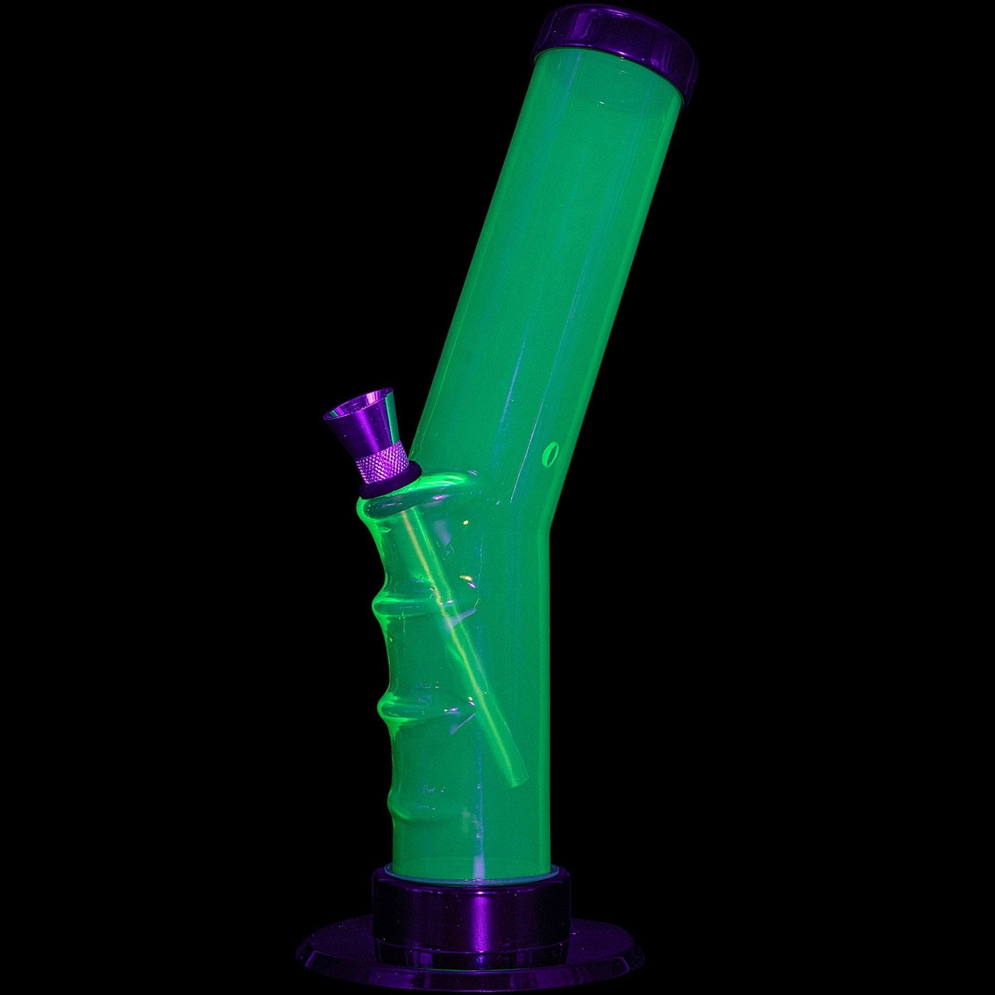 JM Enterprises Bong Acrylic Angled Straight Tube Bong