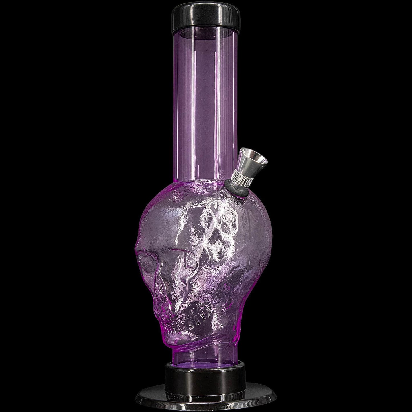 JM Enterprises Bong Pink / 9 Inch Acrylic Skull Bong