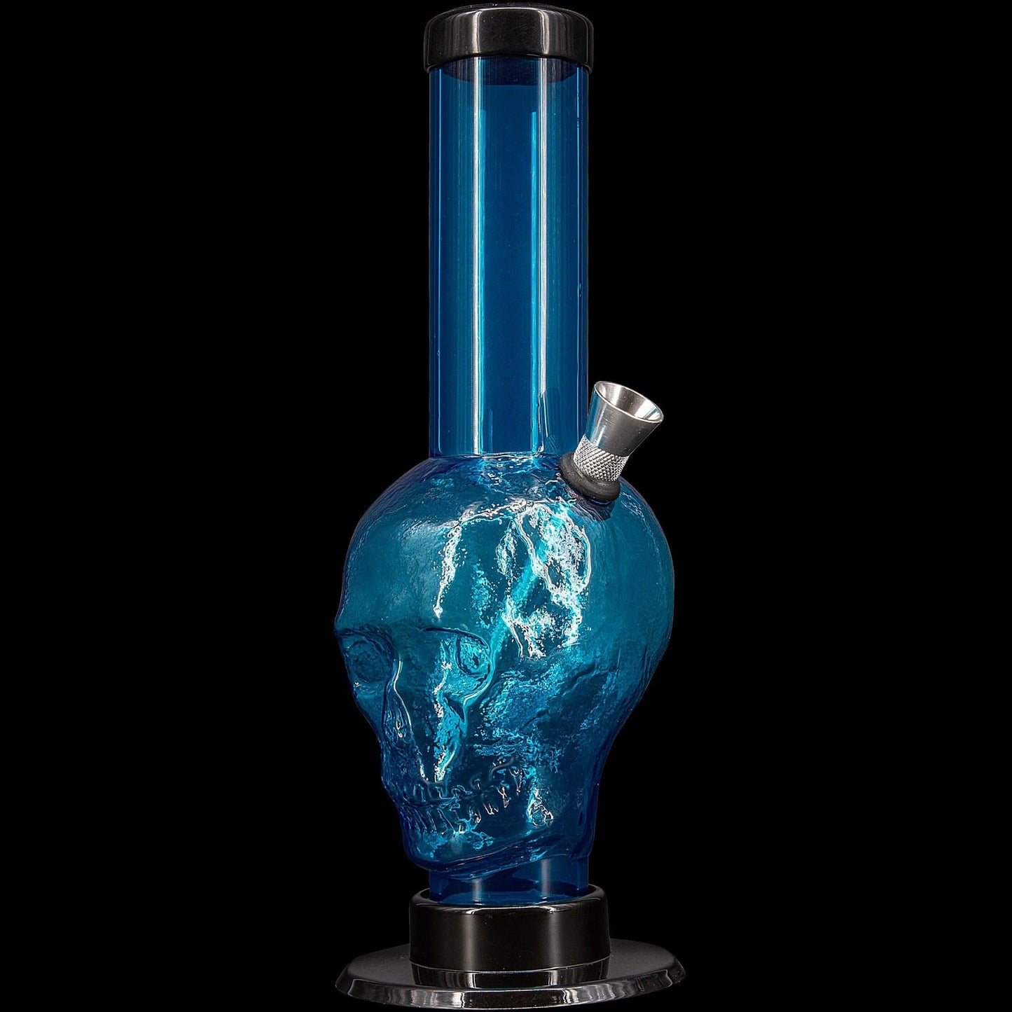 JM Enterprises Bong Ice Blue / 9 Inch Acrylic Skull Bong