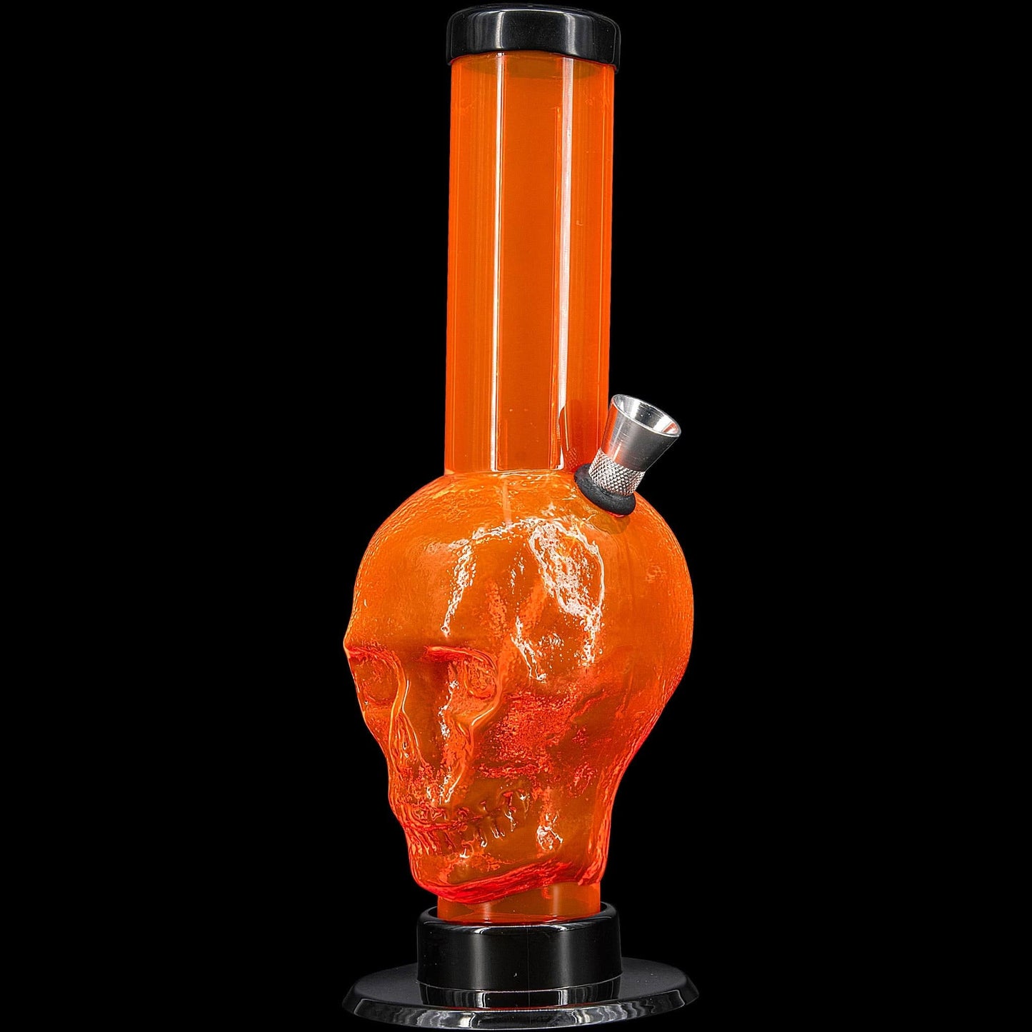 JM Enterprises Bong Orange / 9 Inch Acrylic Skull Bong