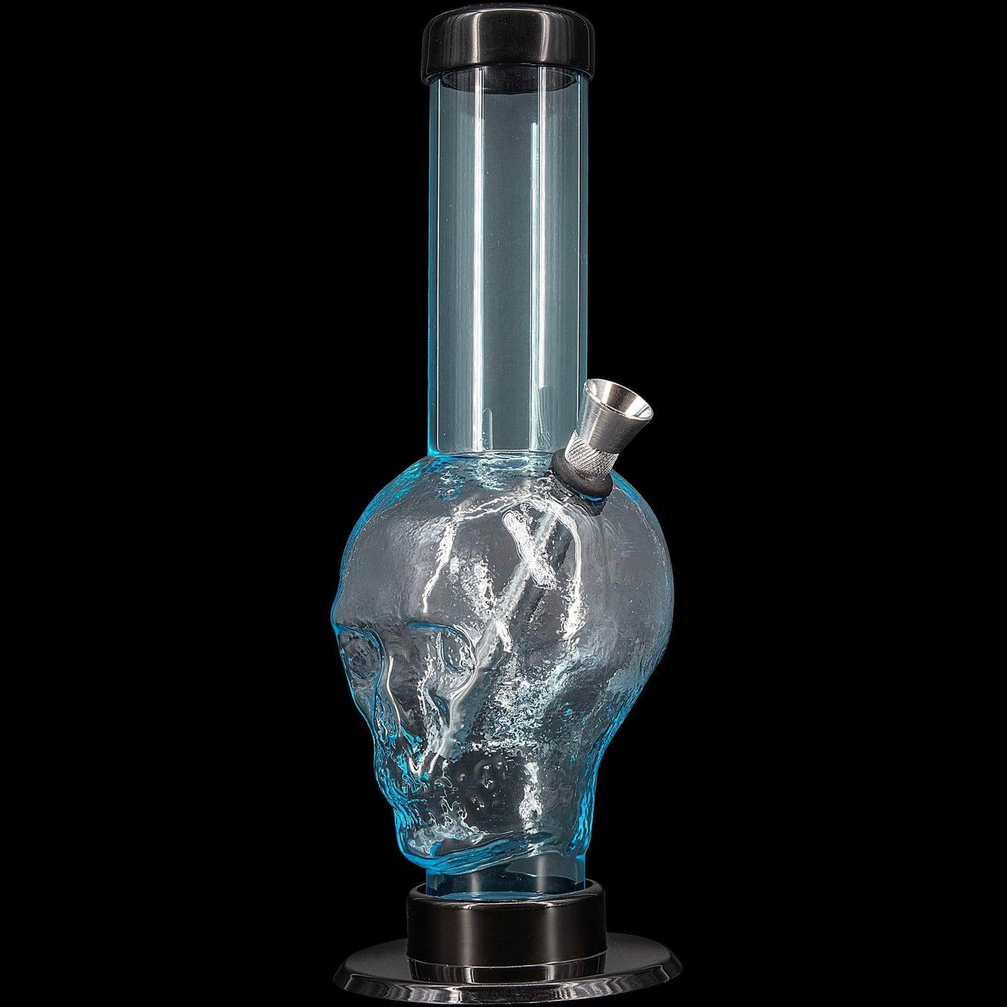 JM Enterprises Bong Light Blue / 9 Inch Acrylic Skull Bong