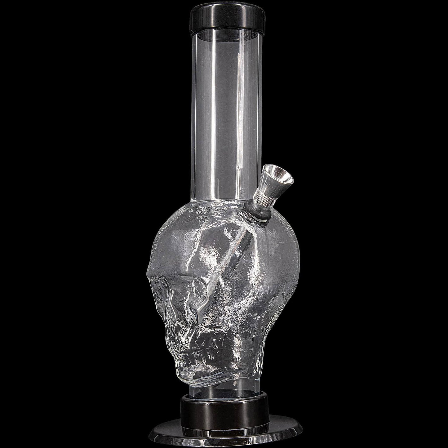 JM Enterprises Bong Grey / 9 Inch Acrylic Skull Bong