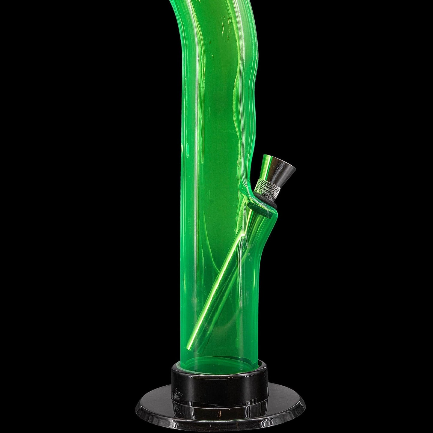 JM Enterprises Bong 10'' Acrylic Curved Tube Bong