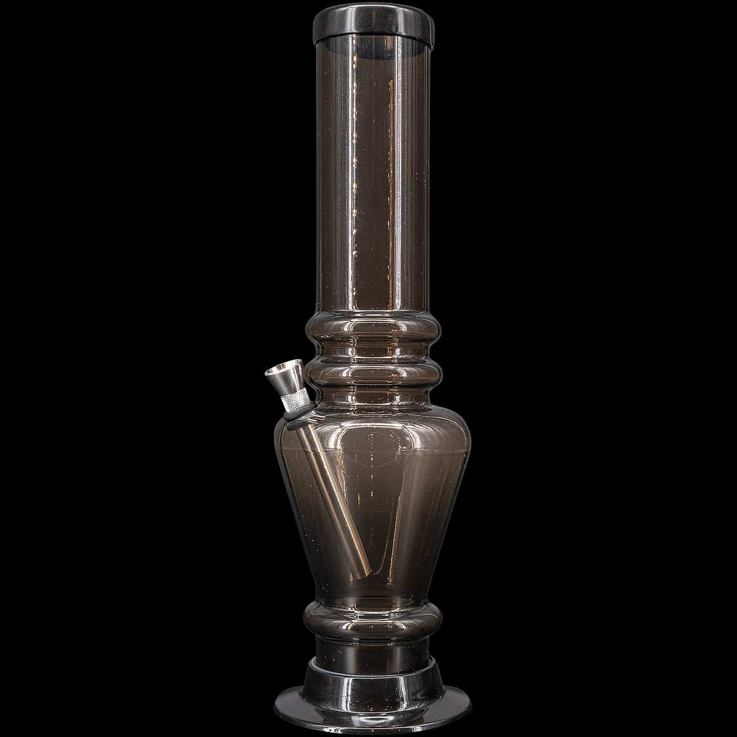 JM Enterprises Bong Black 12" Acrylic Vase Base Bong