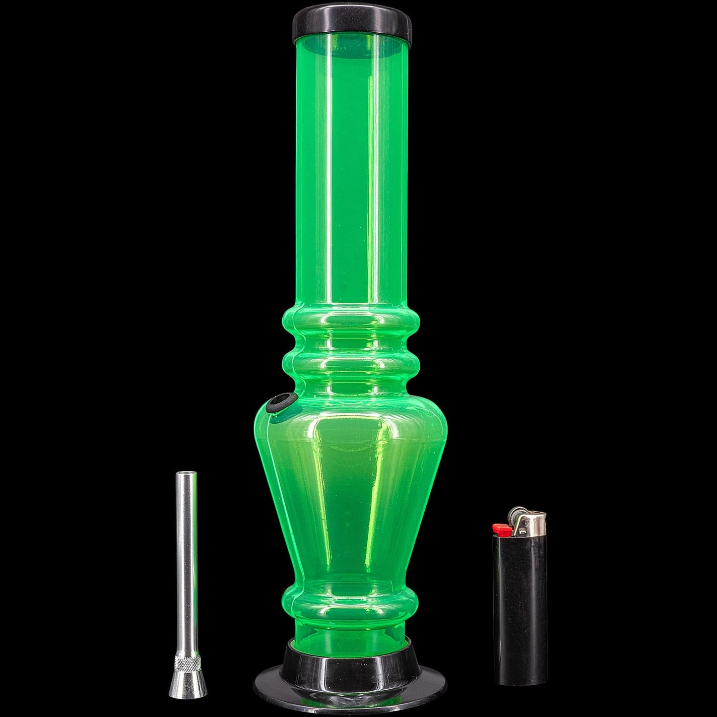 JM Enterprises Bong 12" Acrylic Vase Base Bong