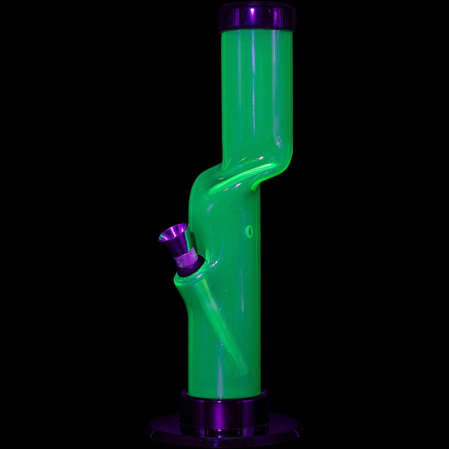 JM Enterprises Bong Acrylic Kink Neck Bong