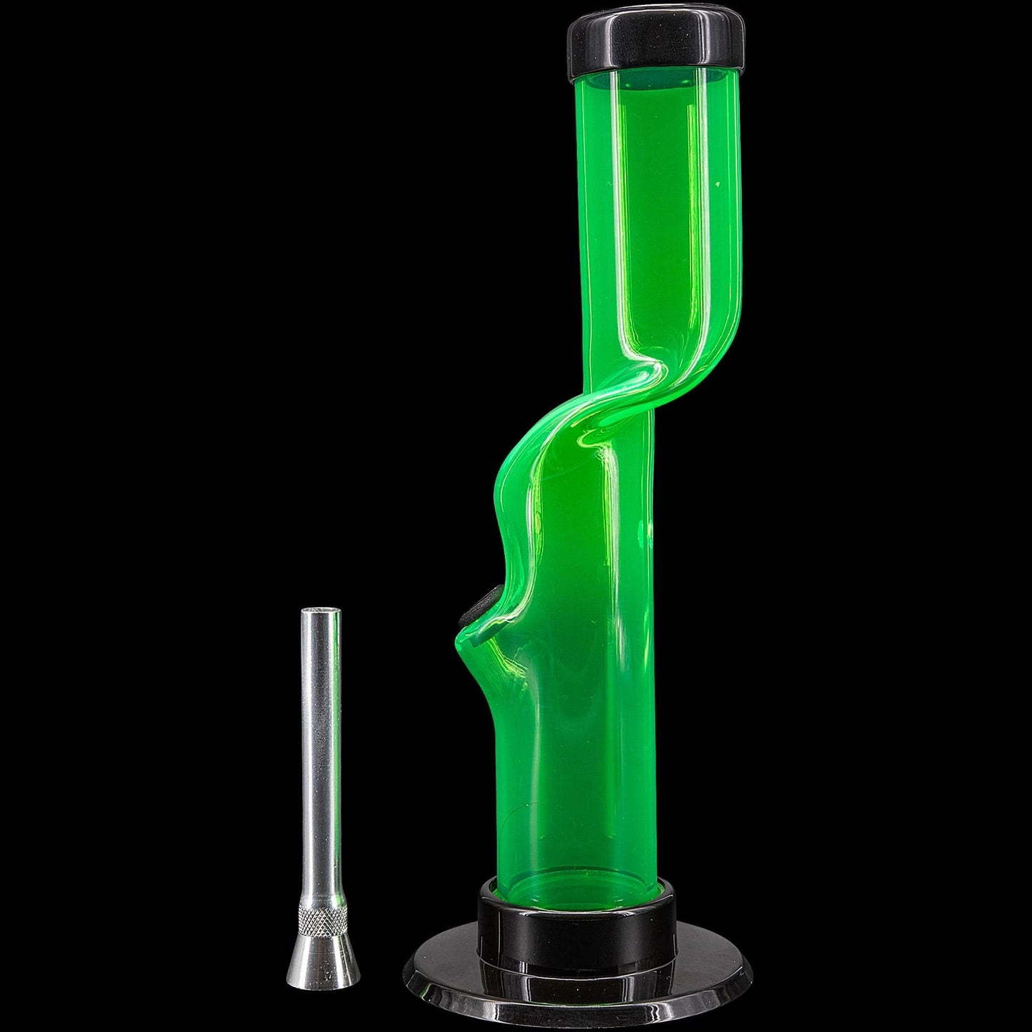 JM Enterprises Bong Acrylic Kink Neck Bong