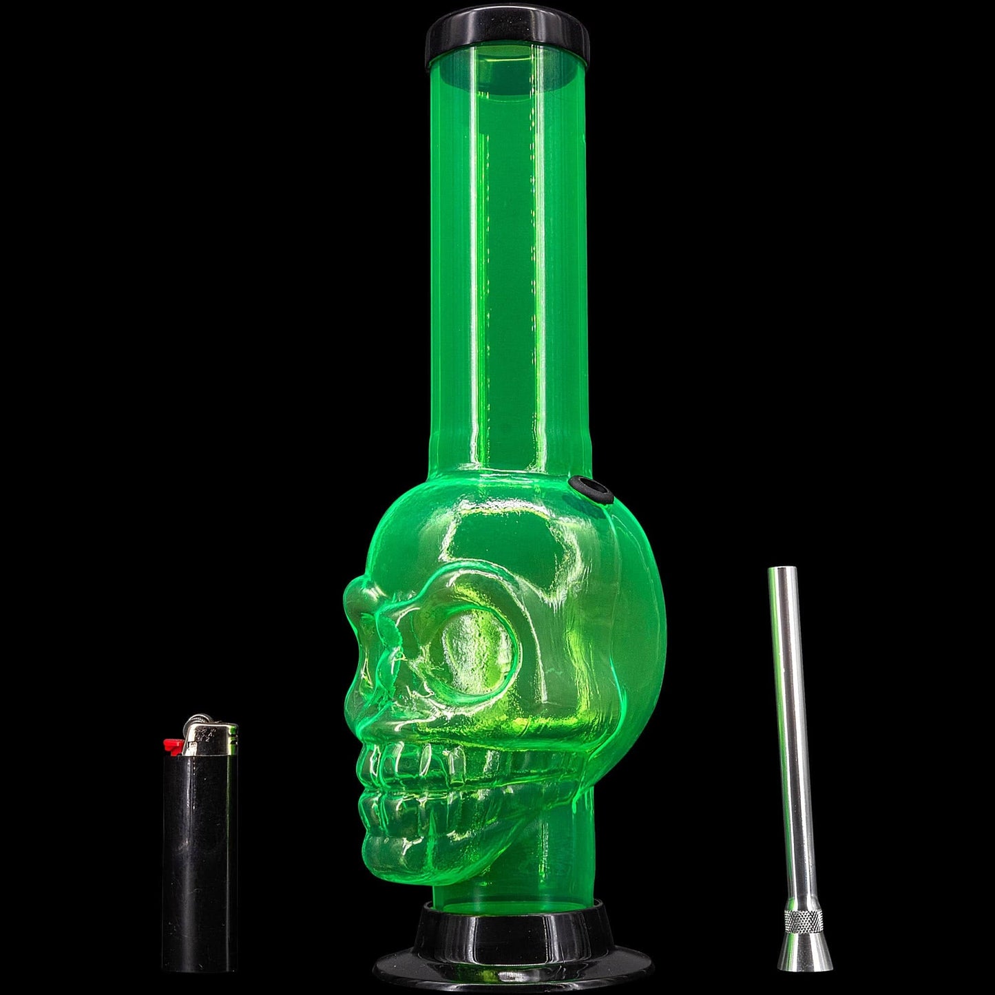 JM Enterprises Bong Acrylic Skull Chamber Bong