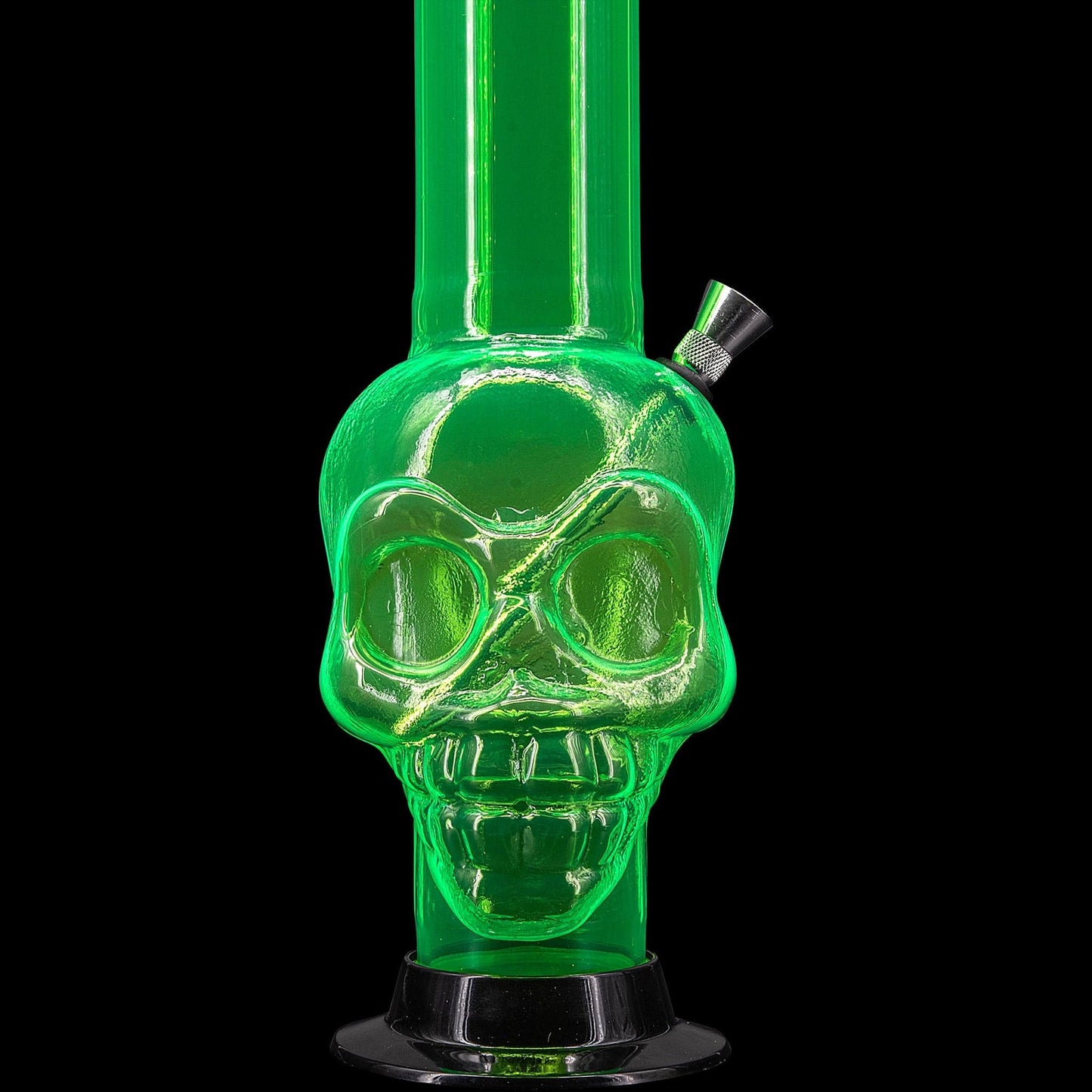 JM Enterprises Bong Acrylic Skull Chamber Bong