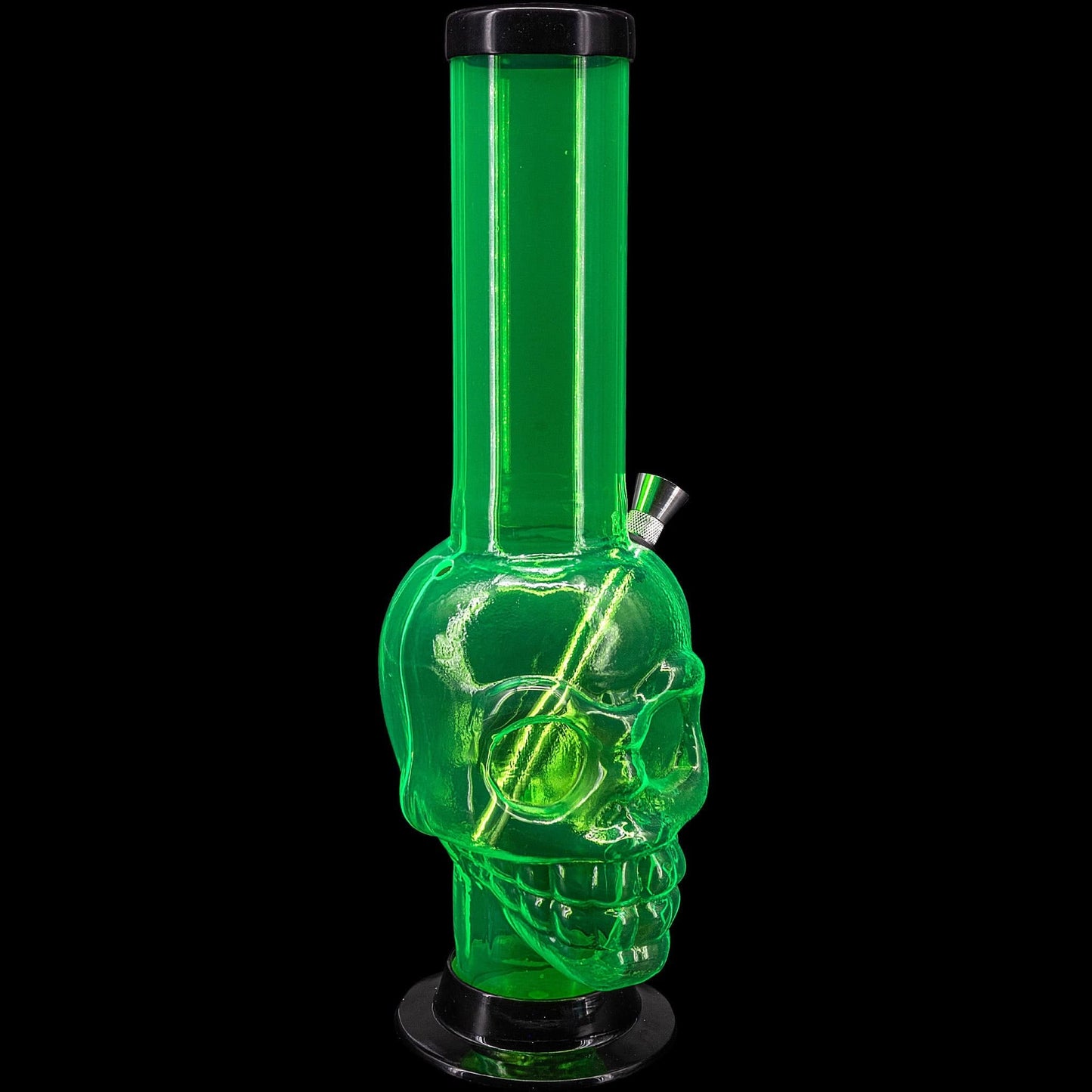 JM Enterprises Bong Acrylic Skull Chamber Bong