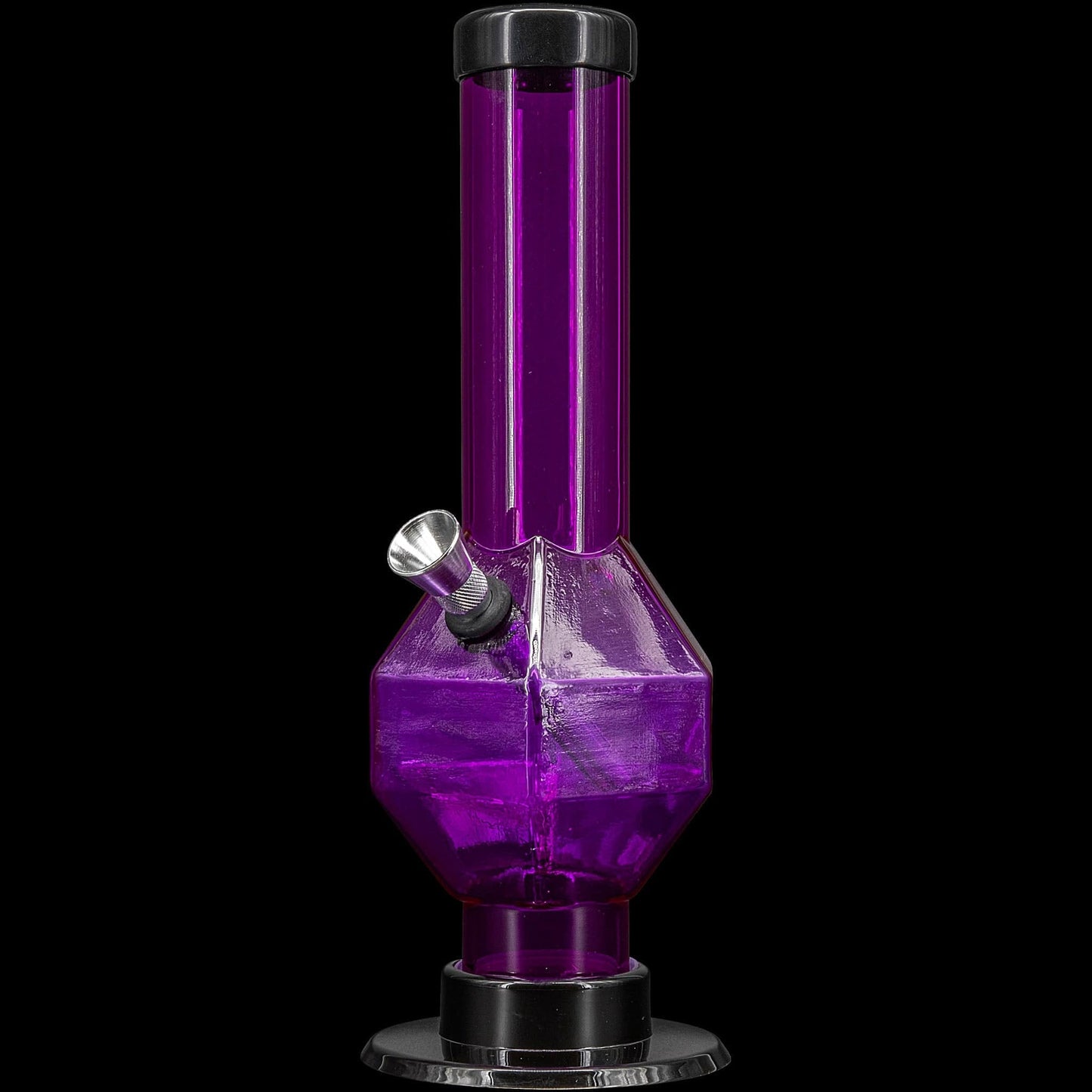 JM Enterprises Bong Purple / 9 Inch Acrylic Diamond Bong