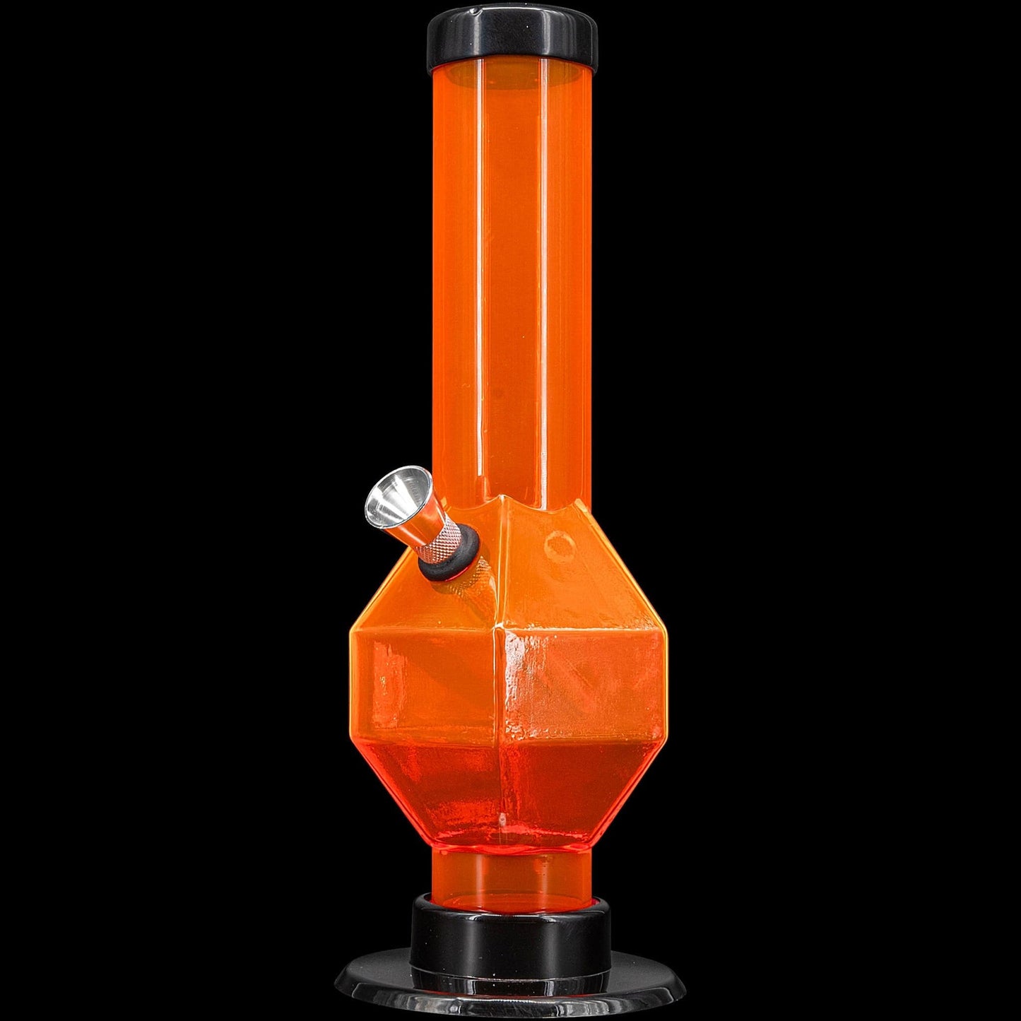 JM Enterprises Bong Orange / 9 Inch Acrylic Diamond Bong