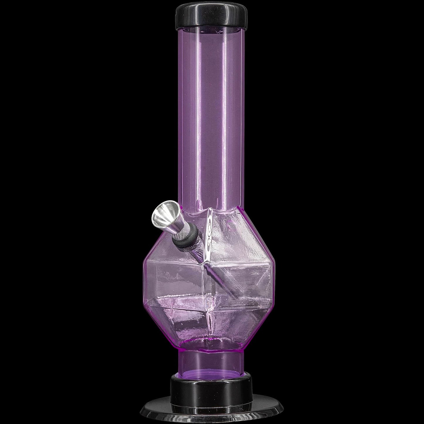 JM Enterprises Bong Pink / 9 Inch Acrylic Diamond Bong