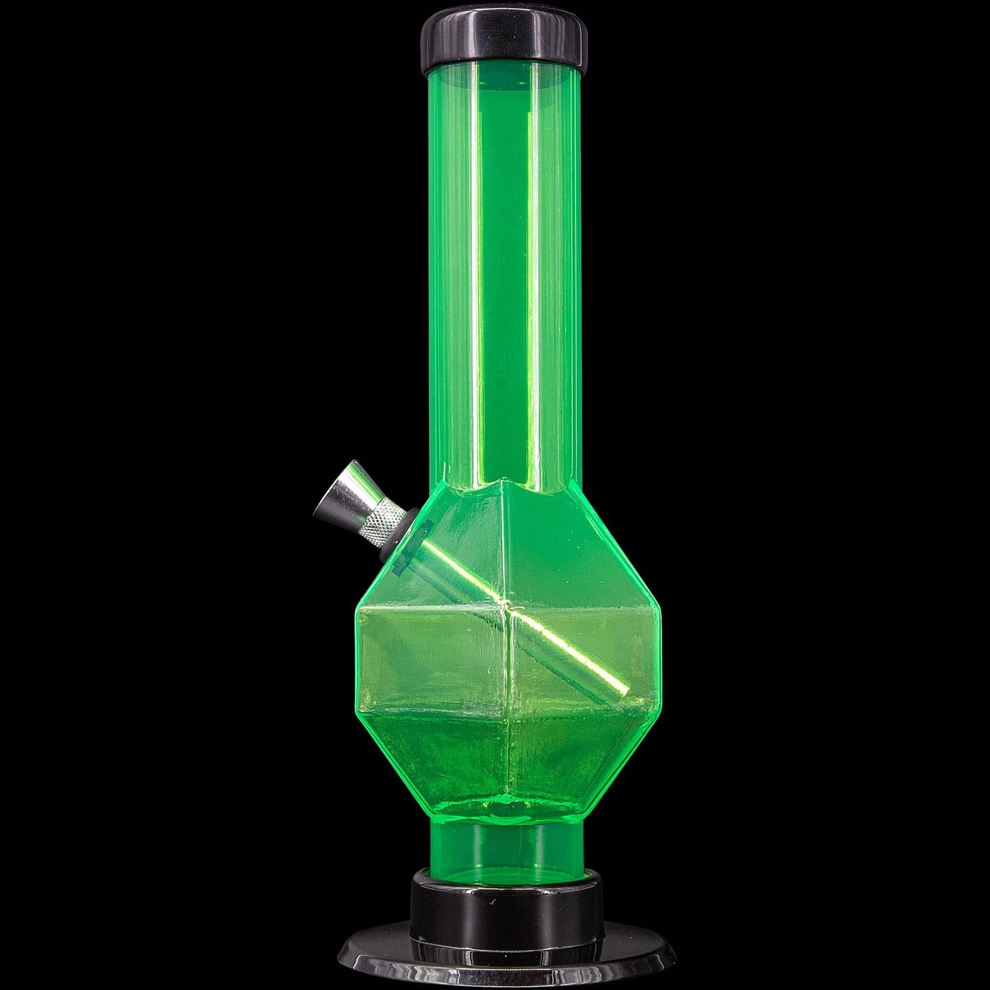 JM Enterprises Bong Illuminati Green / 9 Inch Acrylic Diamond Bong