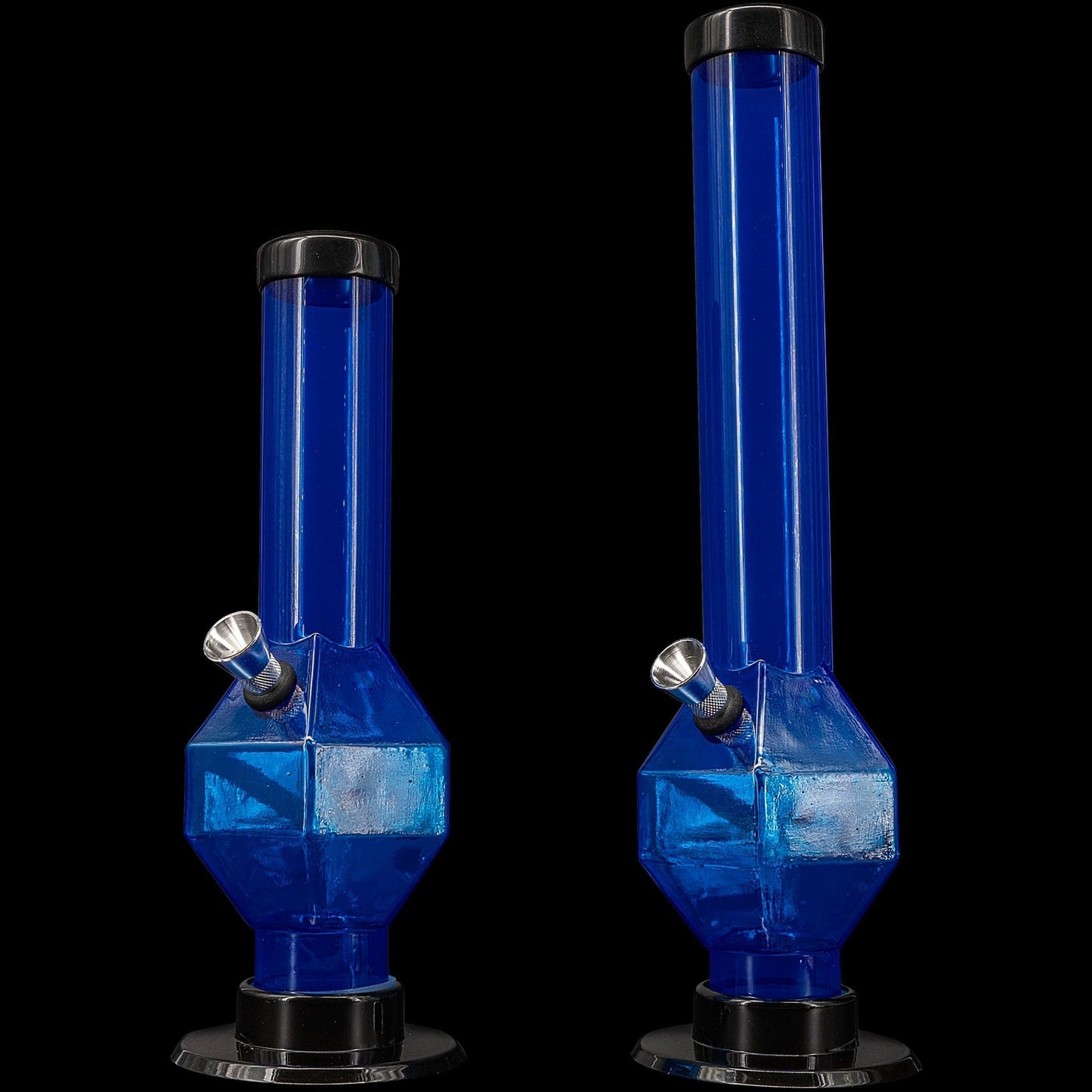 JM Enterprises Bong Blue / 9 Inch Acrylic Diamond Bong