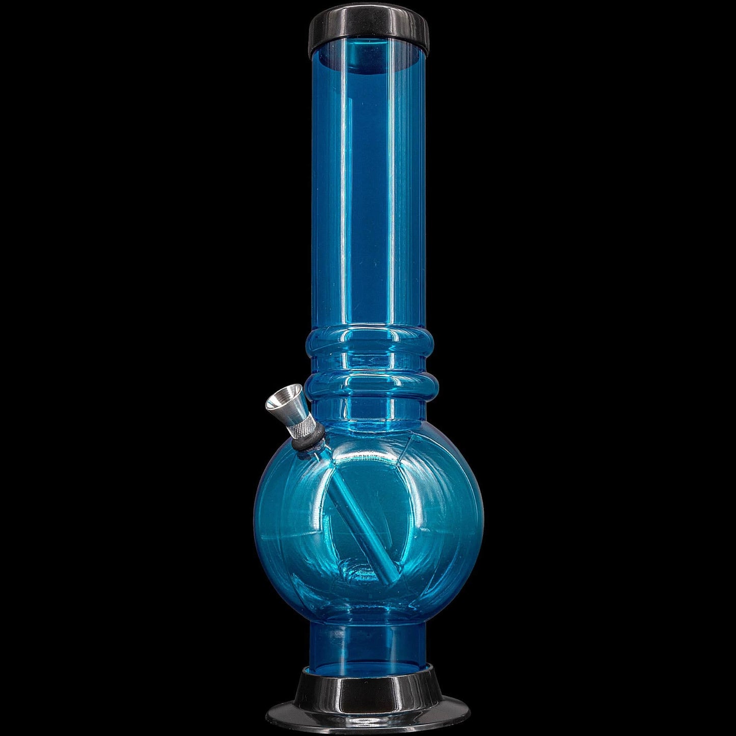 JM Enterprises Bong Ice Blue / 12 Inch Acrylic Bubble Base Bong