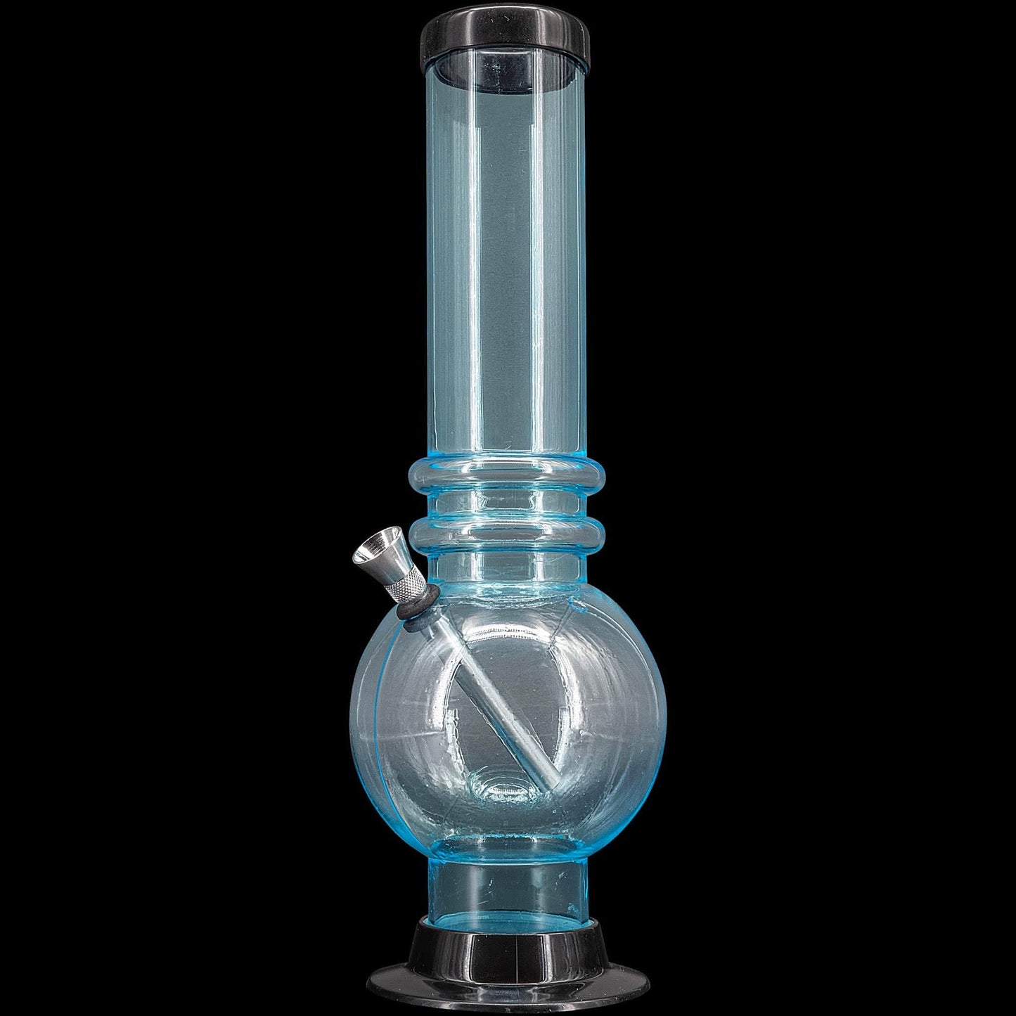 JM Enterprises Bong Light Blue / 12 Inch Acrylic Bubble Base Bong