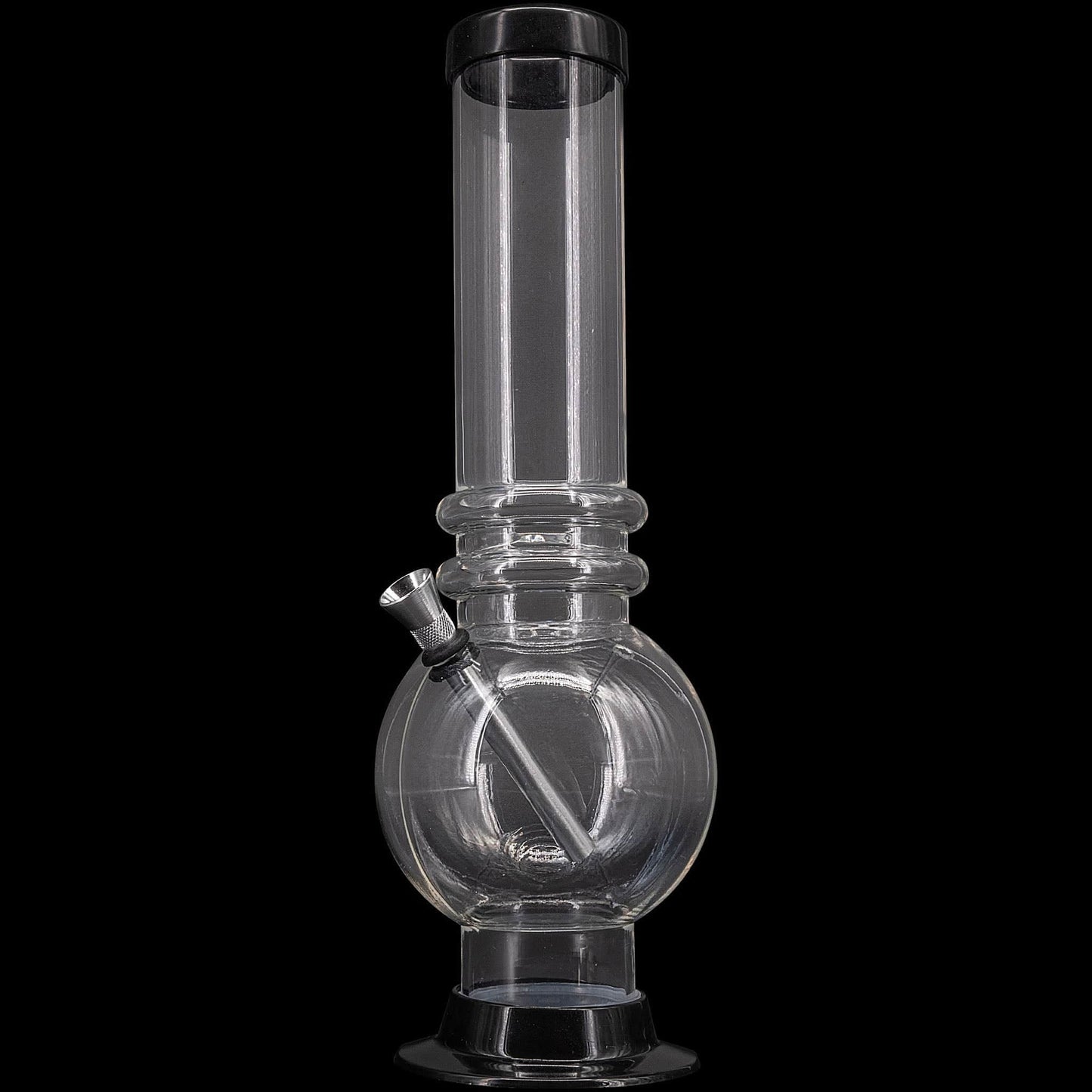 JM Enterprises Bong Grey / 12 Inch Acrylic Bubble Base Bong