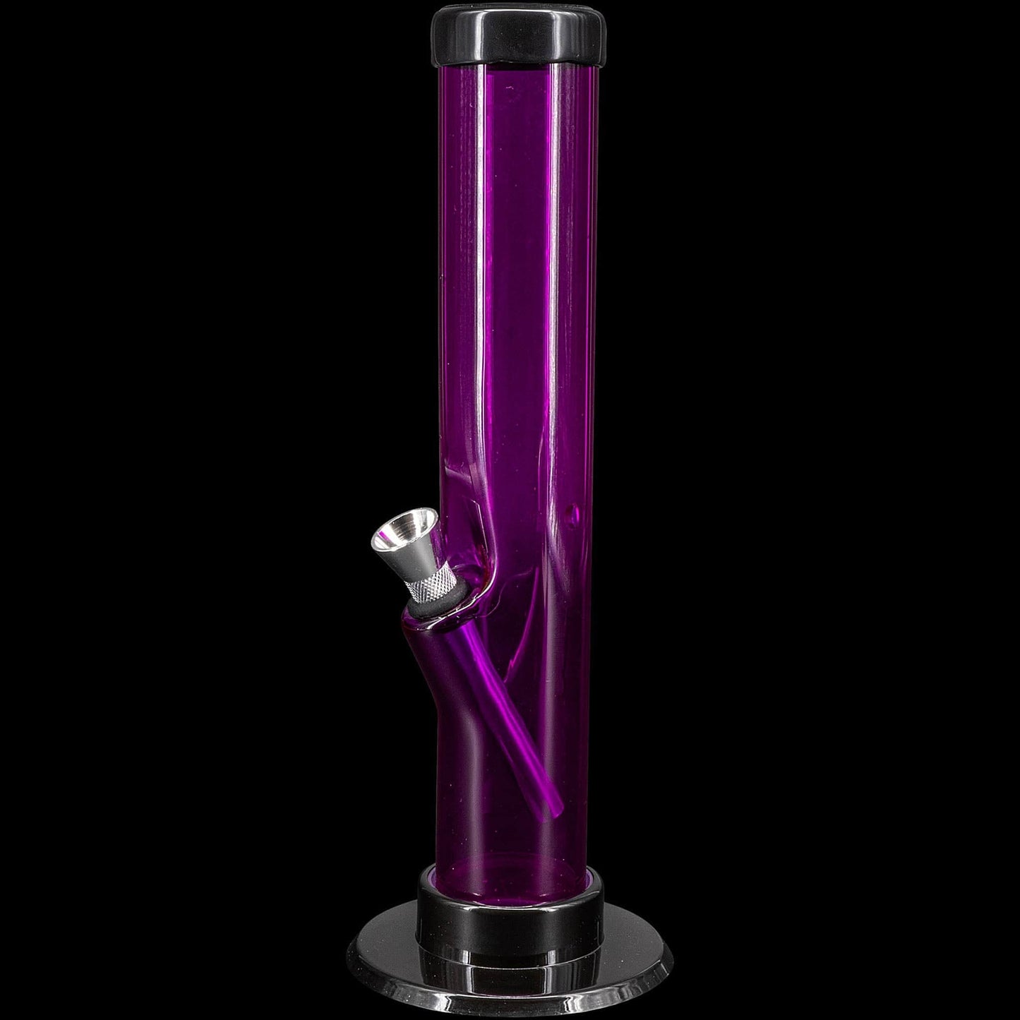 JM Enterprises Bong Purple / 6 Inch Acrylic Straight Tube Bong