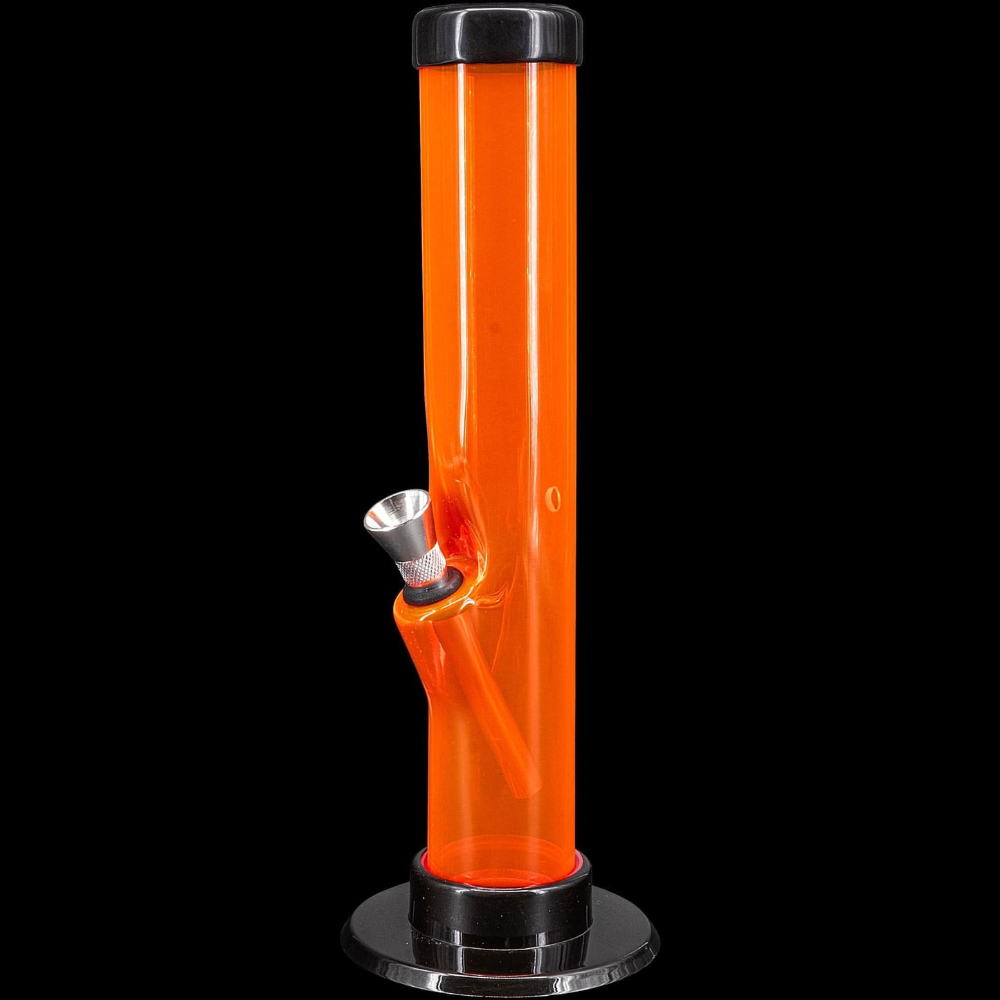 JM Enterprises Bong Orange / 6 Inch Acrylic Straight Tube Bong