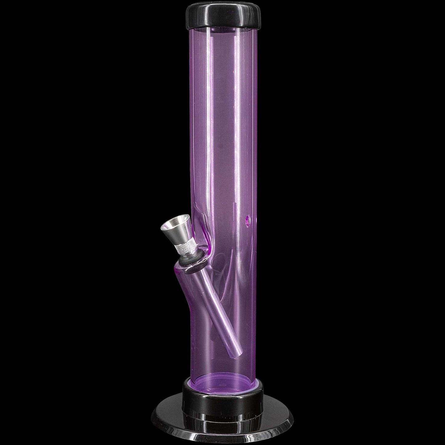 JM Enterprises Bong Pink / 6 Inch Acrylic Straight Tube Bong