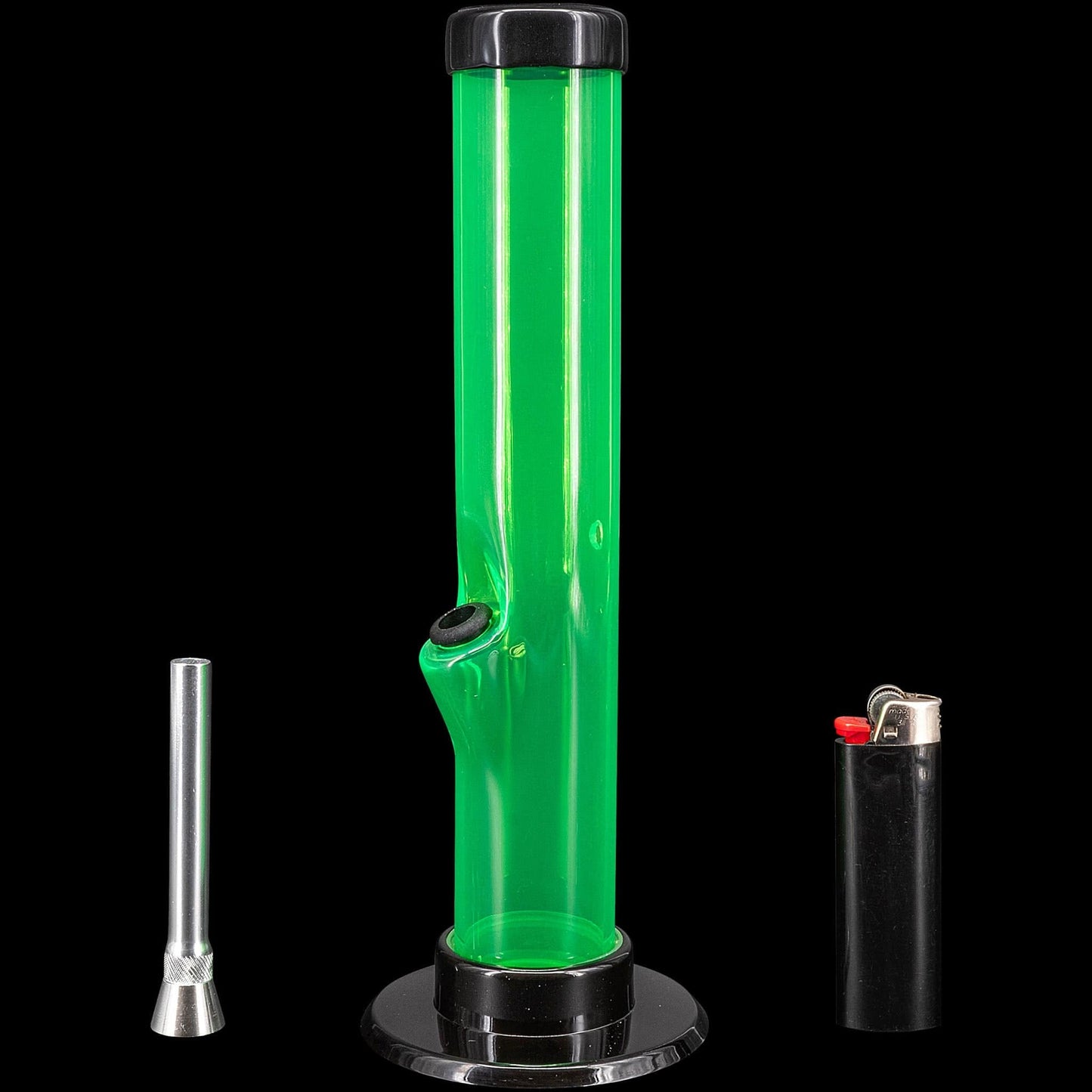 JM Enterprises Bong Acrylic Straight Tube Bong