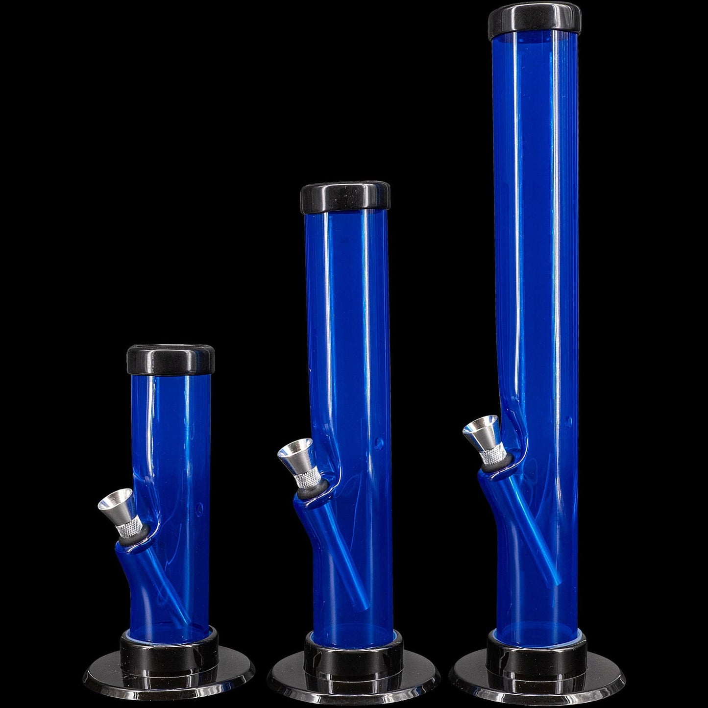 JM Enterprises Bong Blue / 6 Inch Acrylic Straight Tube Bong