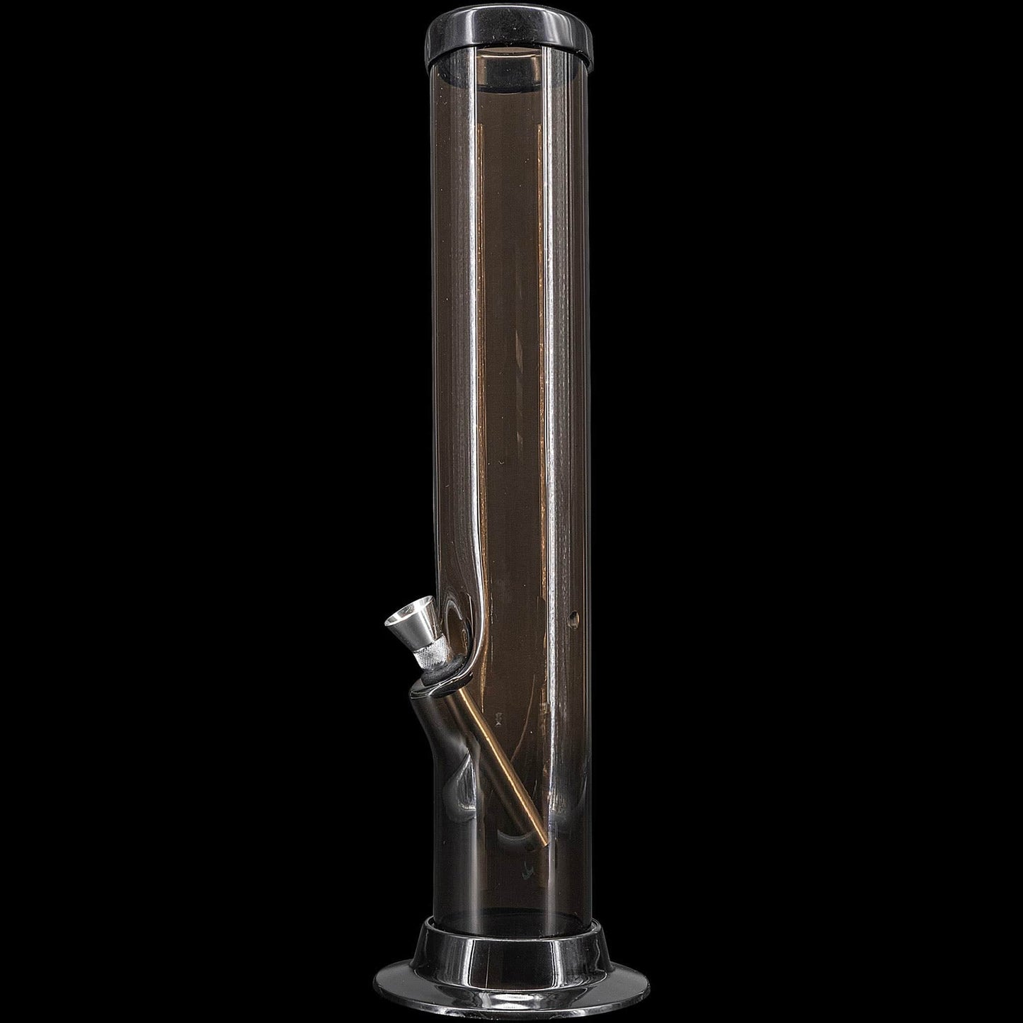 JM Enterprises Bong Black / 6 Inch Acrylic Straight Tube Bong