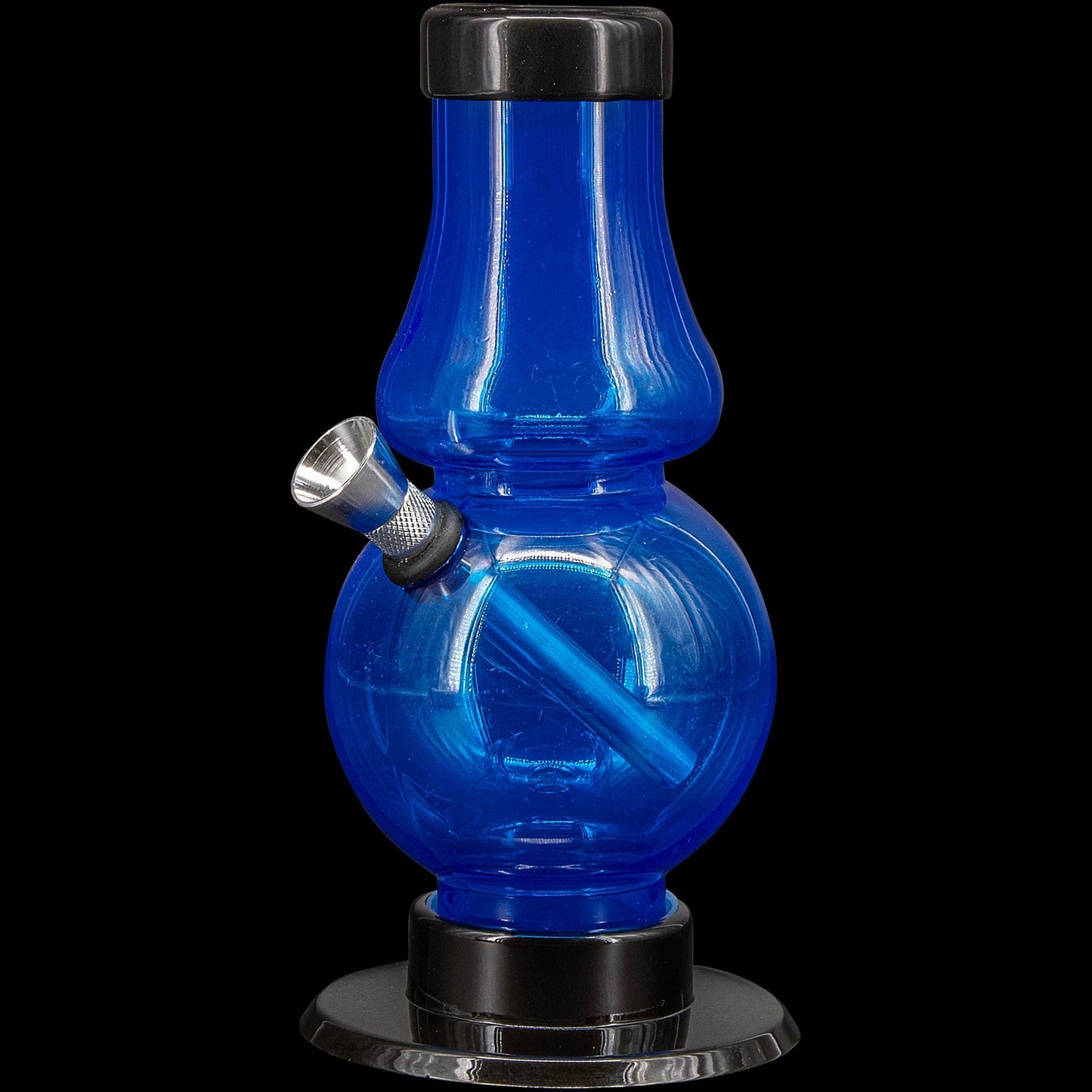 JM Enterprises Bong Acrylic Straight Tube Bubble Flare Bong