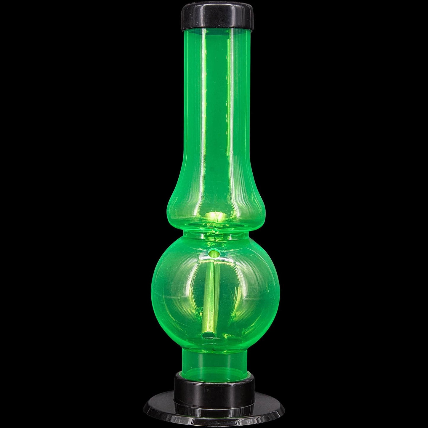 JM Enterprises Bong Acrylic Straight Tube Bubble Flare Bong