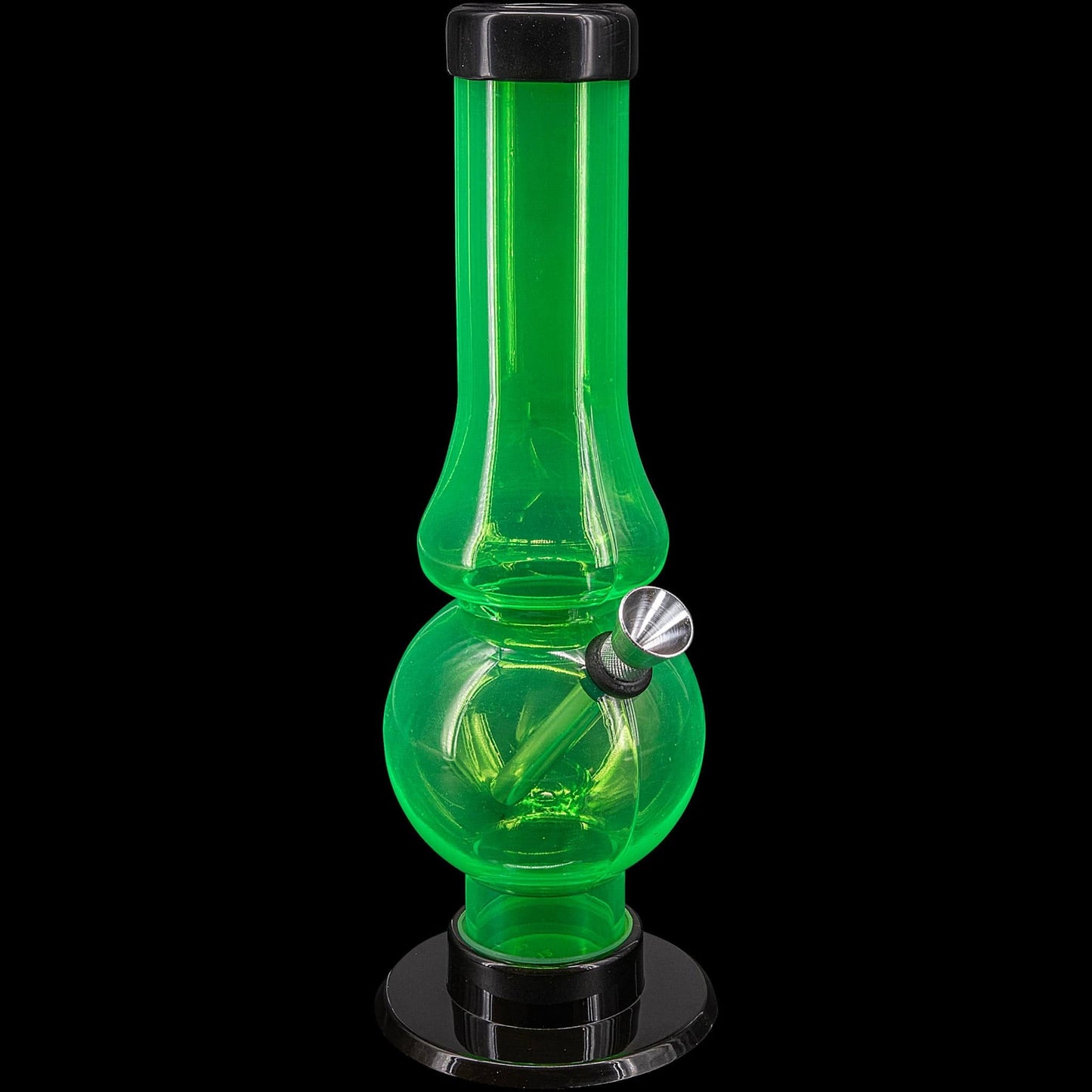 JM Enterprises Bong Acrylic Straight Tube Bubble Flare Bong