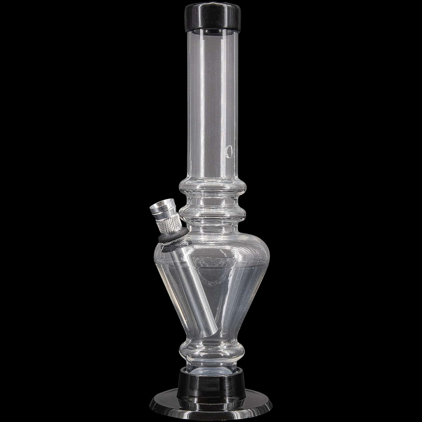 JM Enterprises Bongs Grey 8" Acrylic Blossom Bong