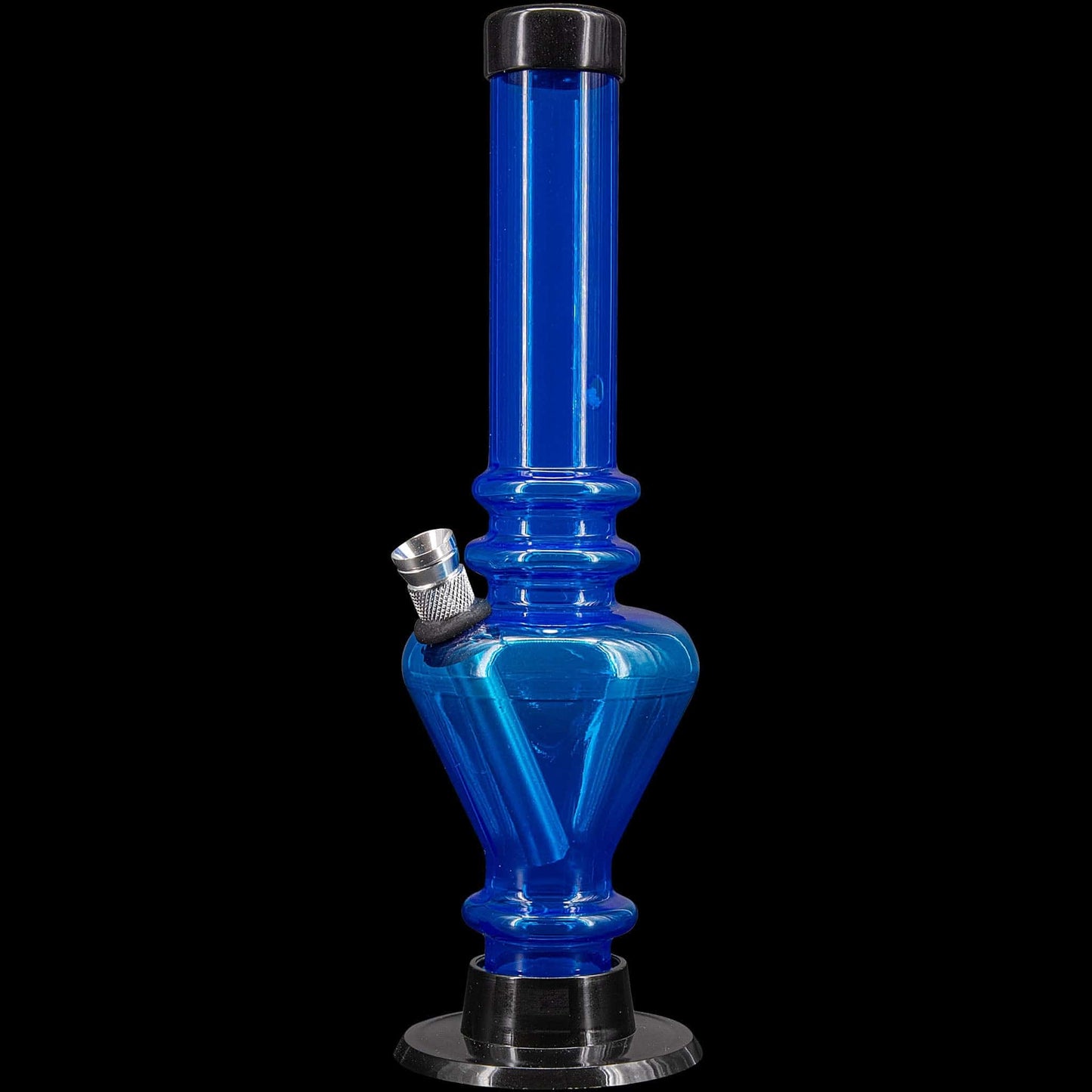 JM Enterprises Bongs Blue 8" Acrylic Blossom Bong