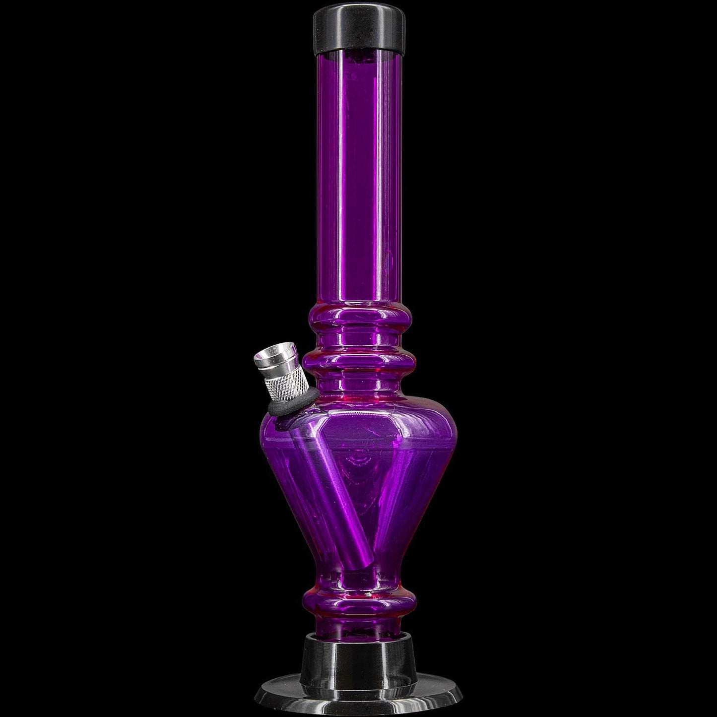 JM Enterprises Bongs Purple 8" Acrylic Blossom Bong