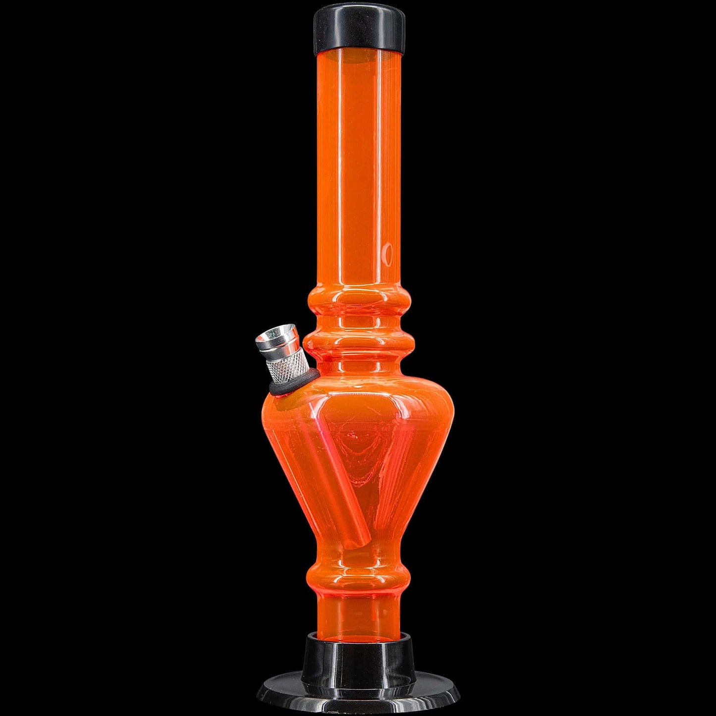 JM Enterprises Bongs Orange 8" Acrylic Blossom Bong