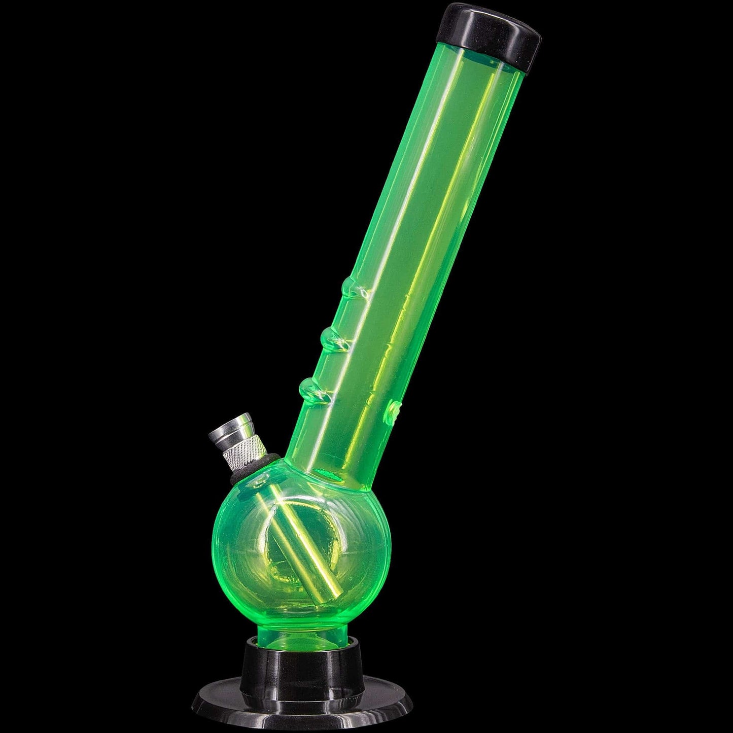 JM Enterprises Bongs 8" Acrylic Angled Neck Bubble Bong