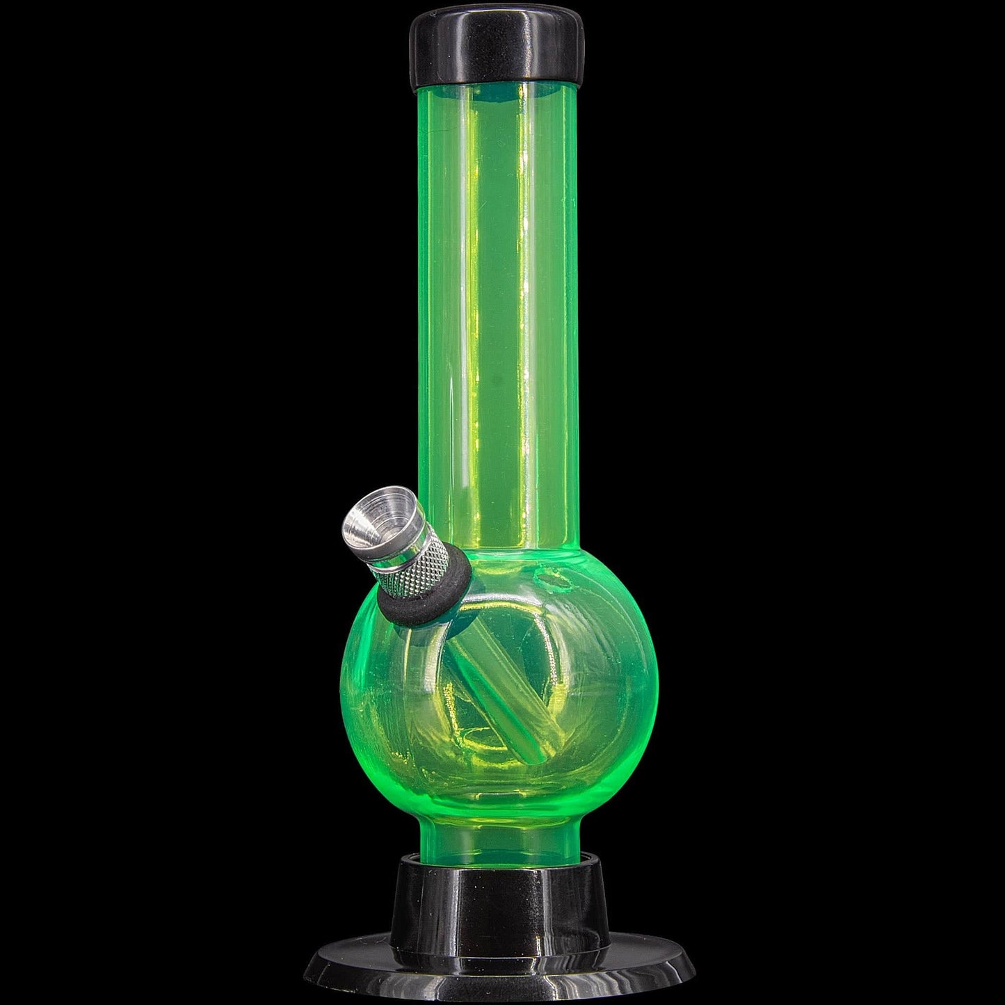 JM Enterprises Bong Illuminati Green 6" Acrylic Bubble Bong