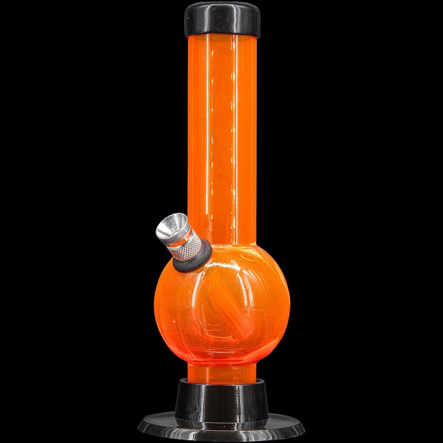 JM Enterprises Bong Orange 6" Acrylic Bubble Bong