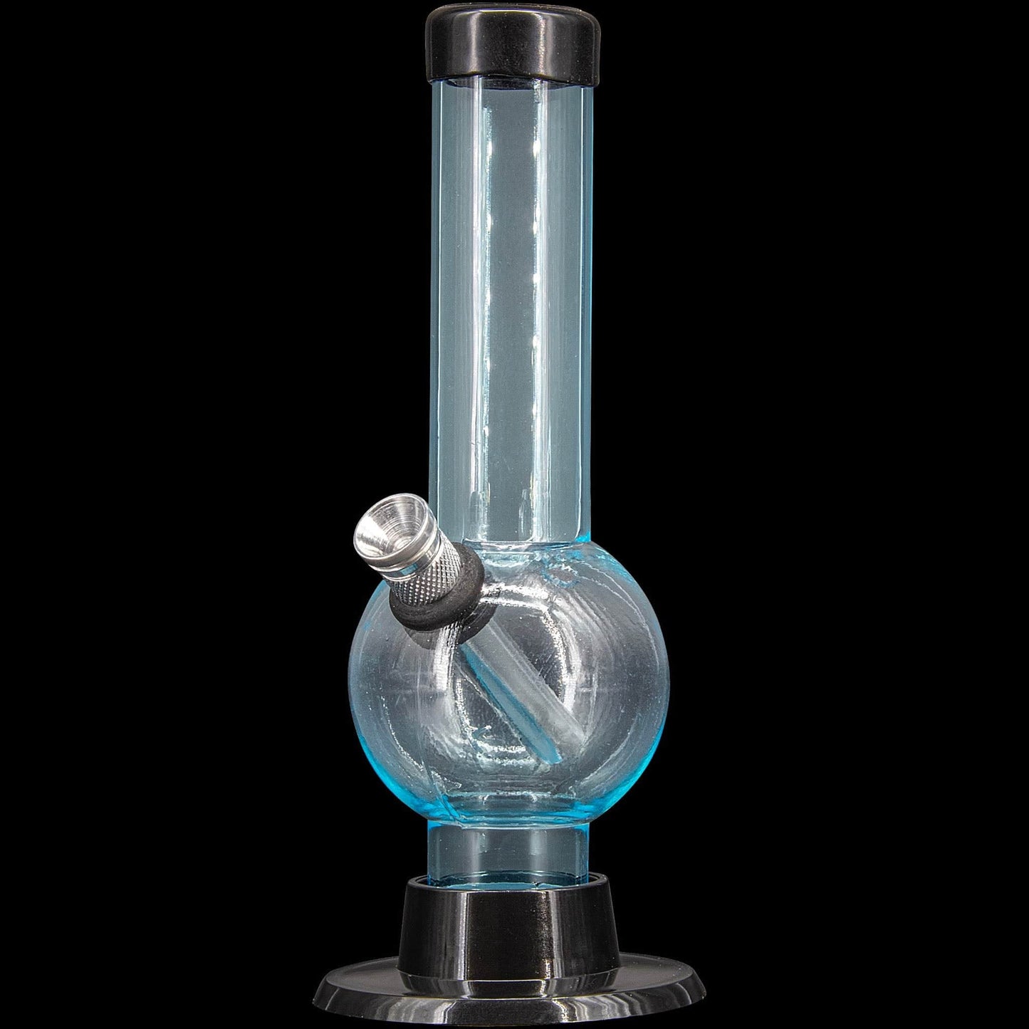 JM Enterprises Bong Light Blue 6" Acrylic Bubble Bong