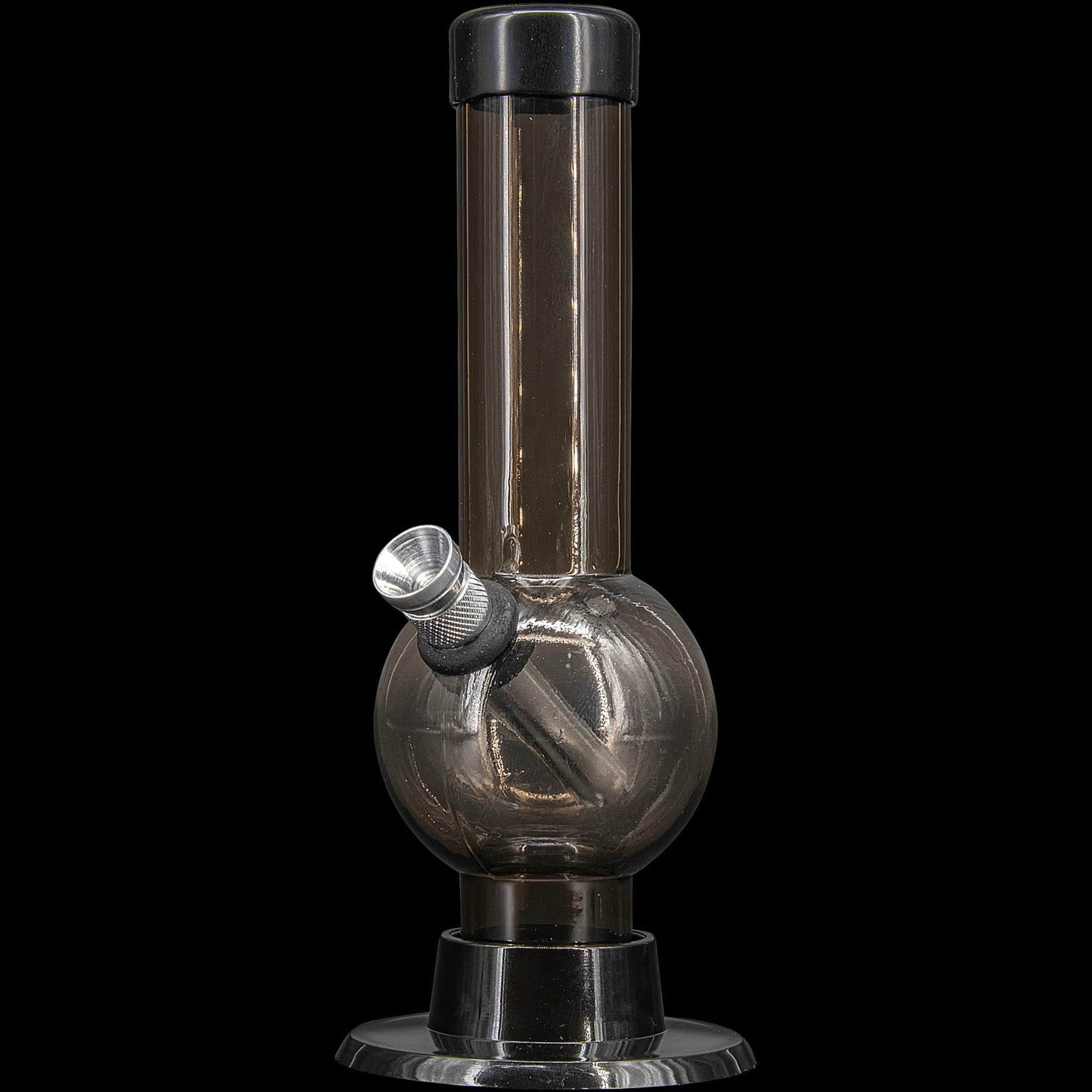 JM Enterprises Bong Black 6" Acrylic Bubble Bong