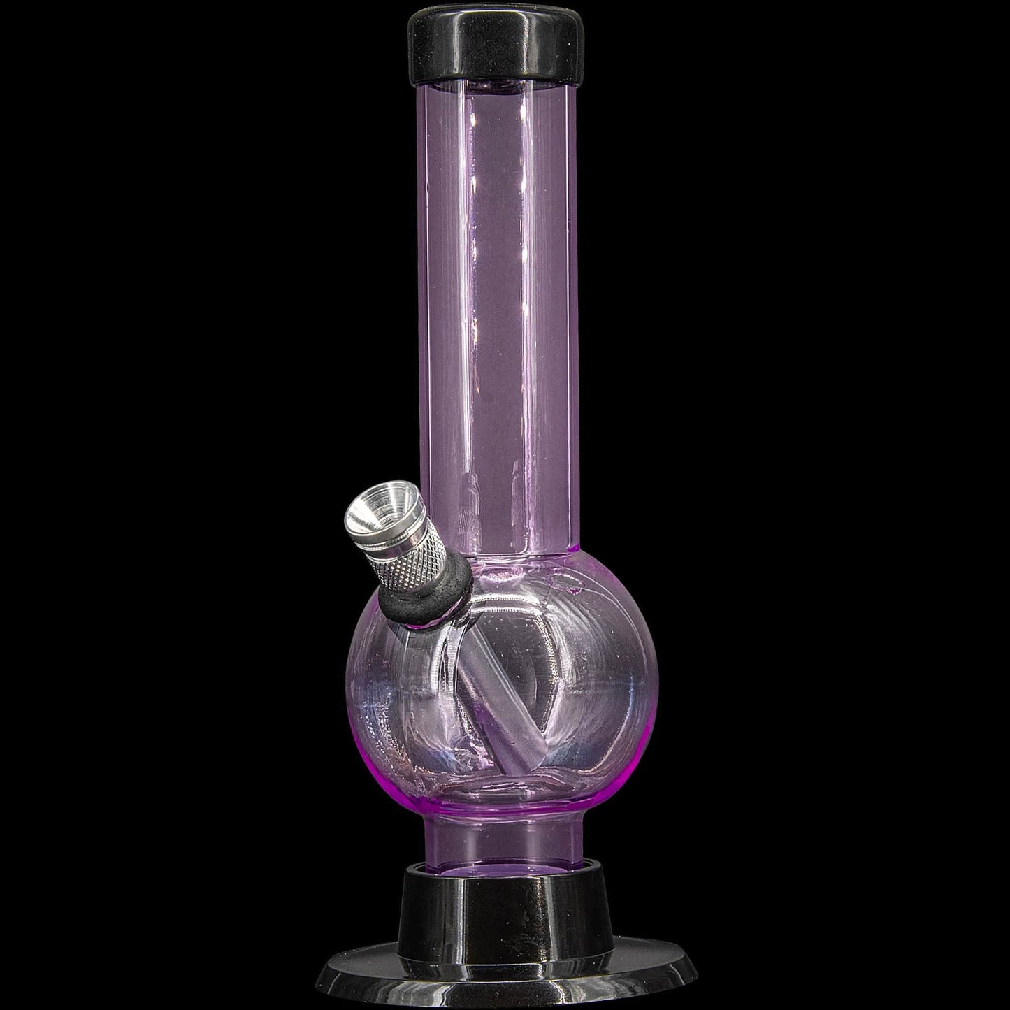 JM Enterprises Bong Pink 6" Acrylic Bubble Bong