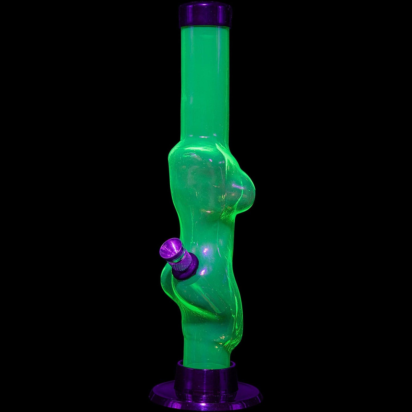 JM Enterprises Bong 8" Acrylic Lady Contour Bong