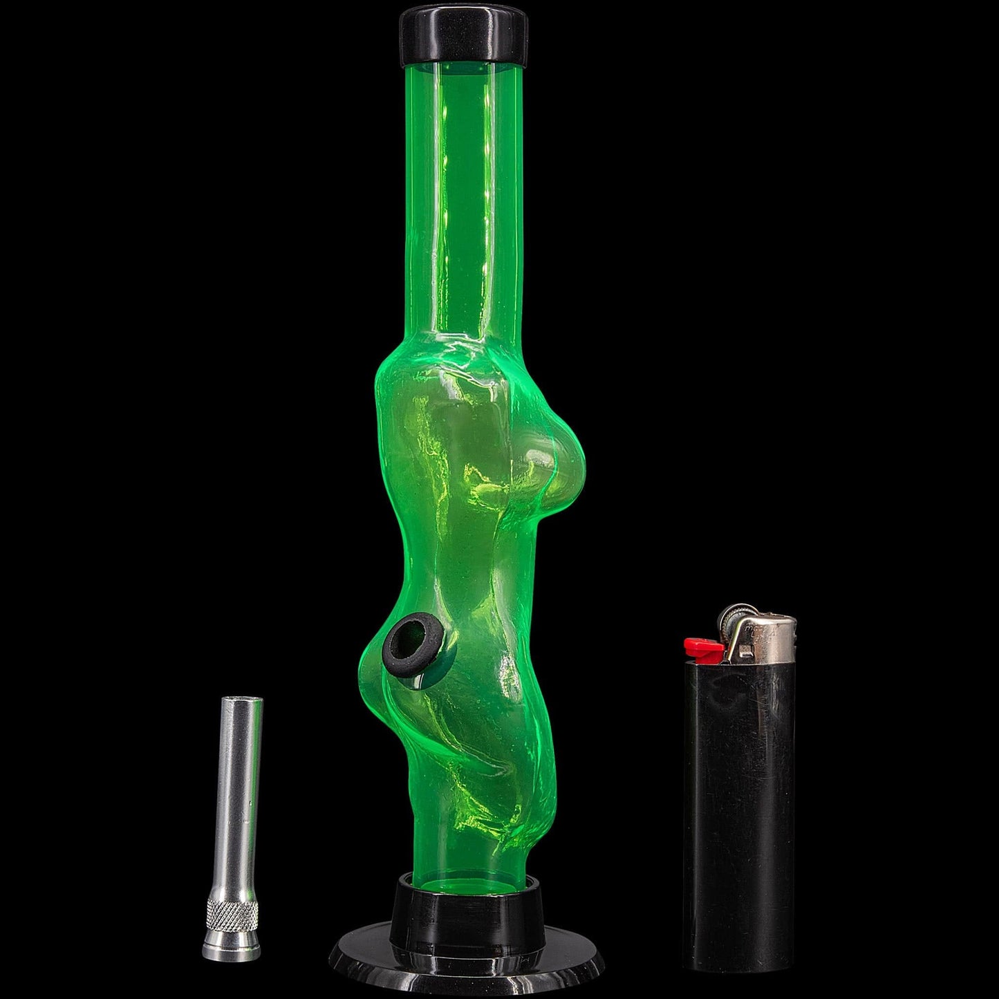 JM Enterprises Bong 8" Acrylic Lady Contour Bong