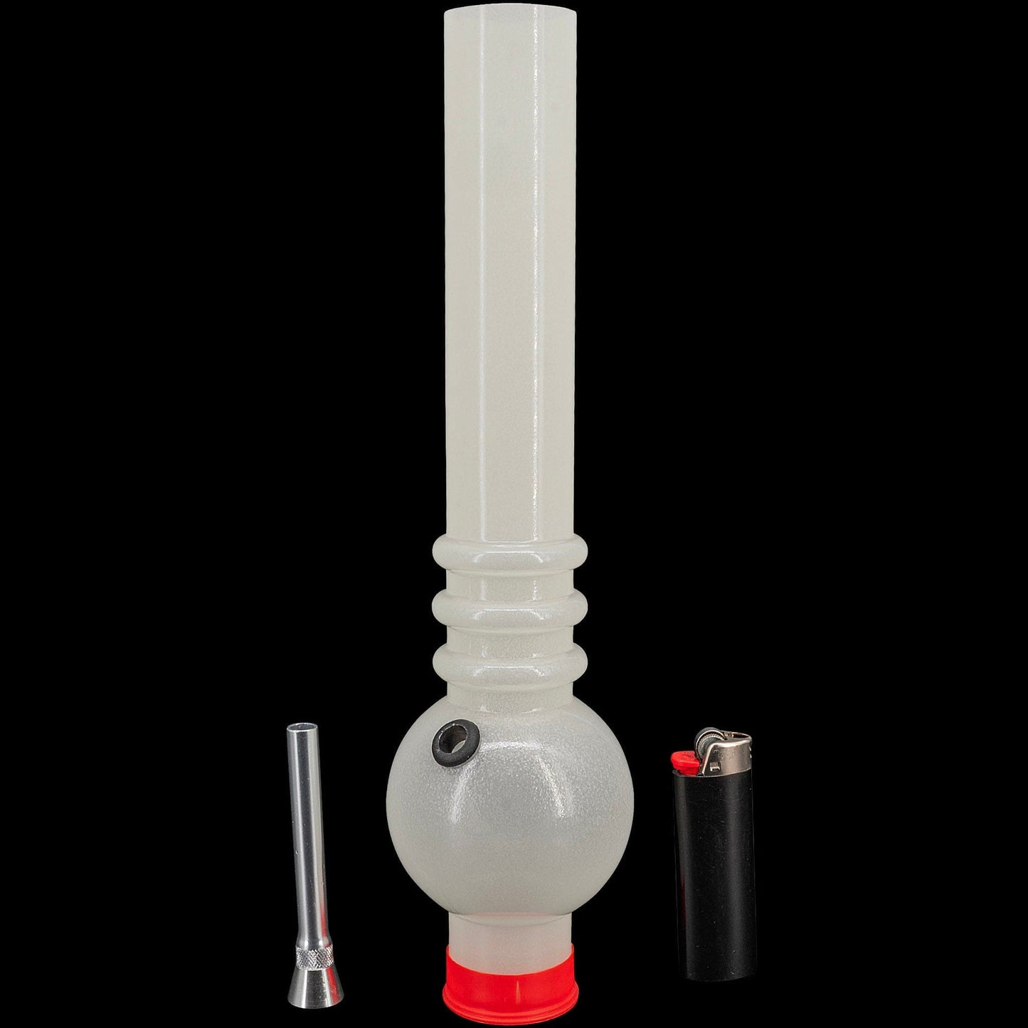 JM Enterprises Bong Acrylic Glow In The Dark Bubble Diffuser Gas Mask