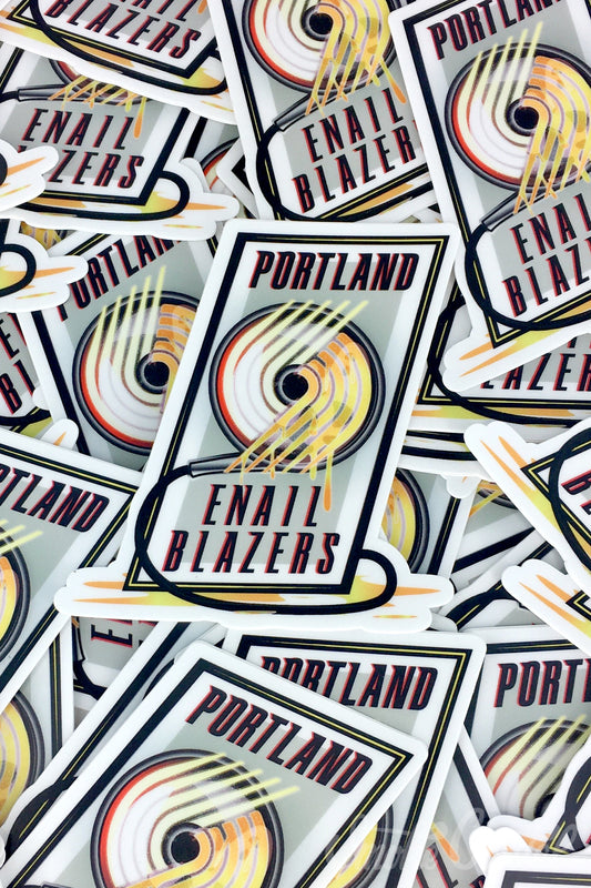 ErrlyBird Basketball Sticker - Portland E-Nail Blazers