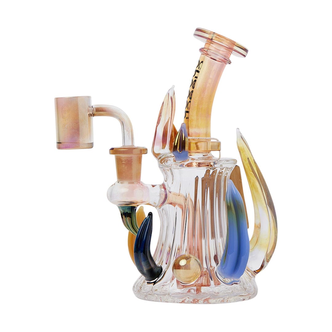 Cheech Glass Dab Rig Gold 7" Don't Be A Thorn On My Bong