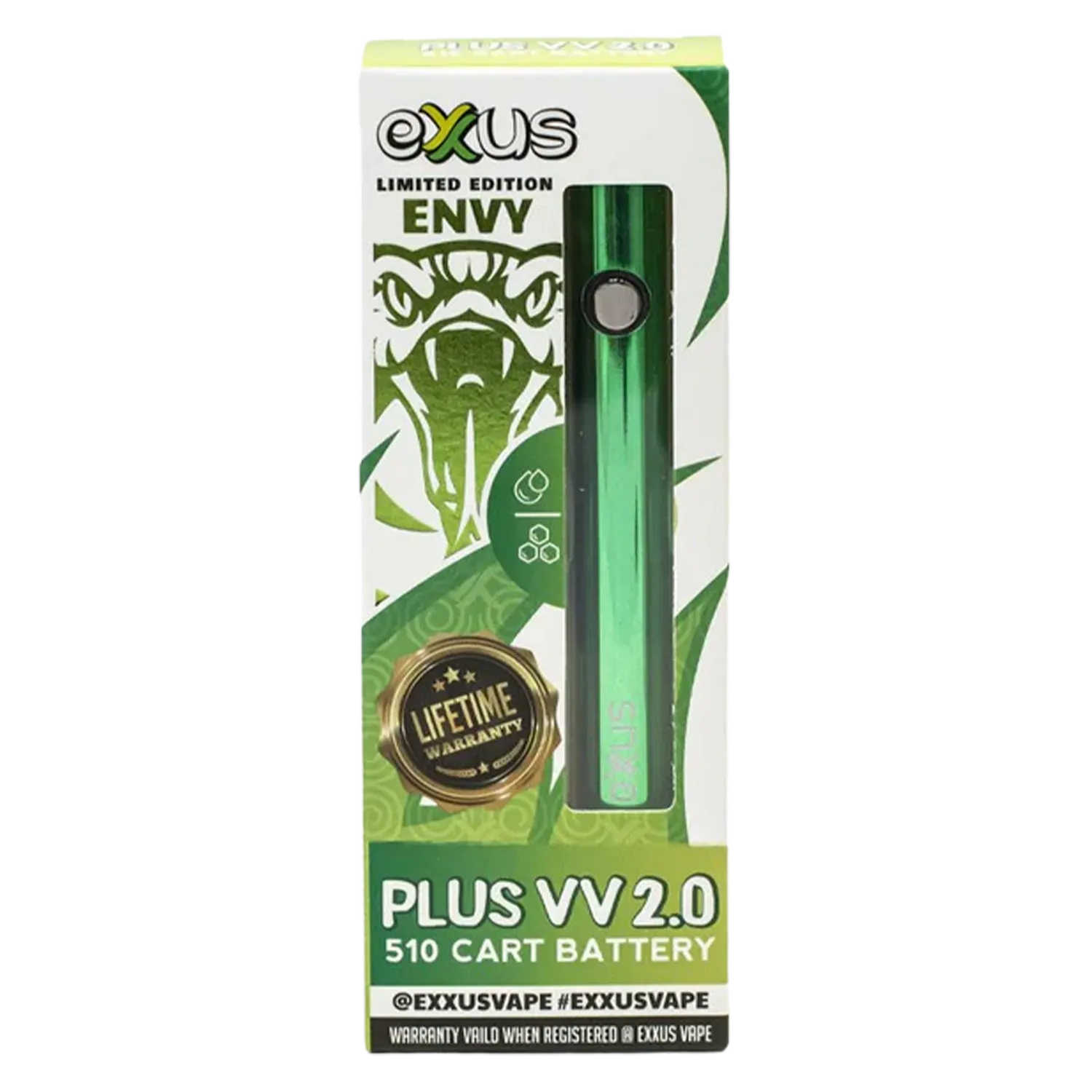 Exxus Vape Plus VV 2.0 Cartridge Vaporizer