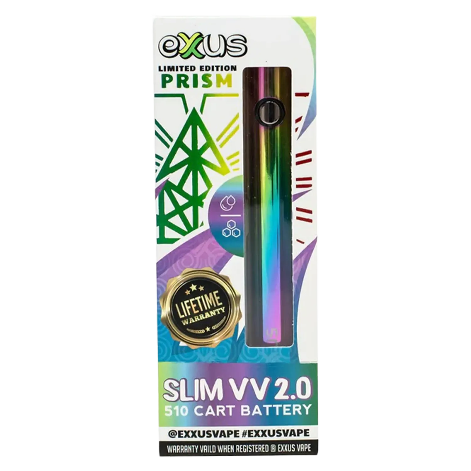 Exxus Vape Slim VV 2.0 Cartridge Vaporizer