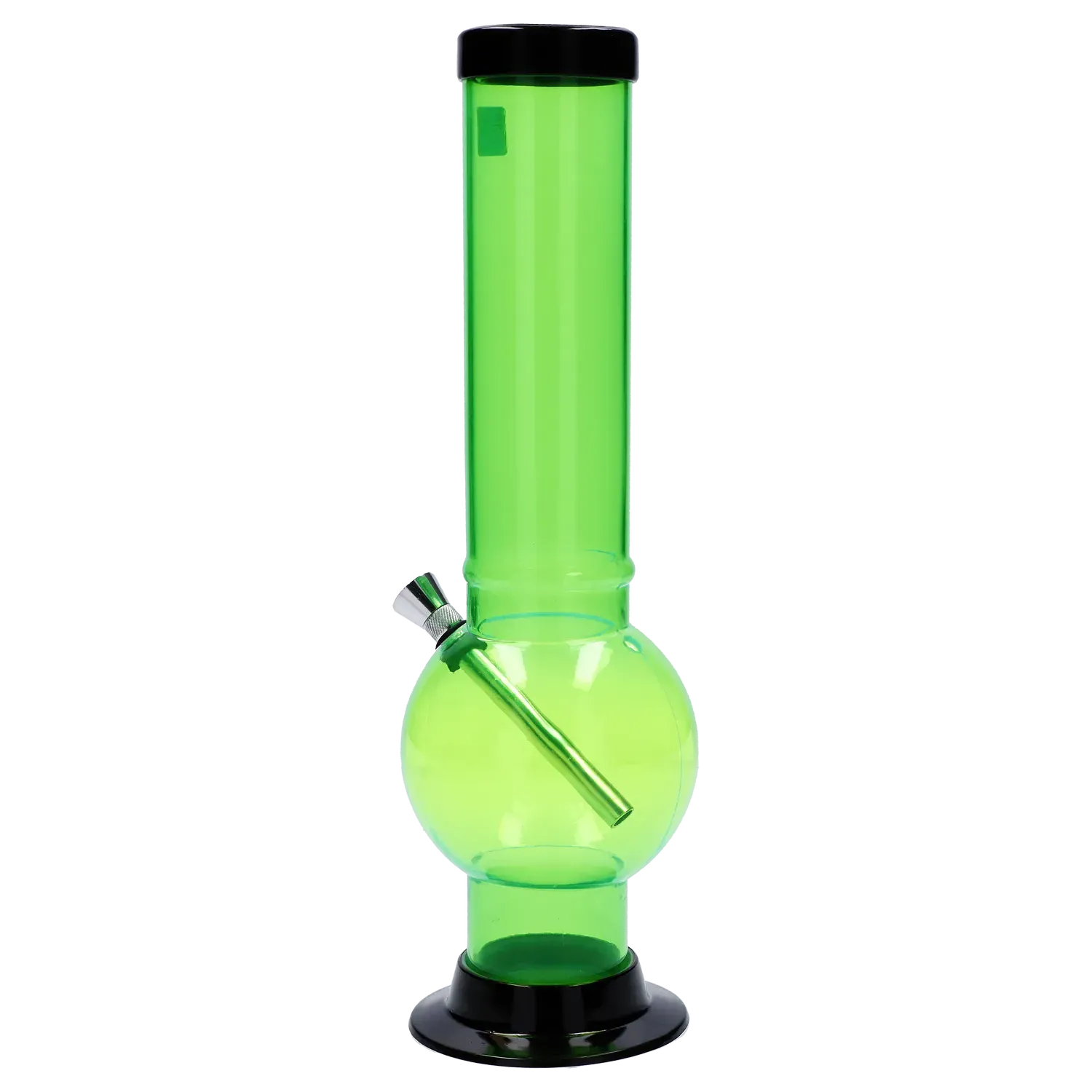 JM Plastics Large Bubble Base Acrylic Water Pipe - 12 in.