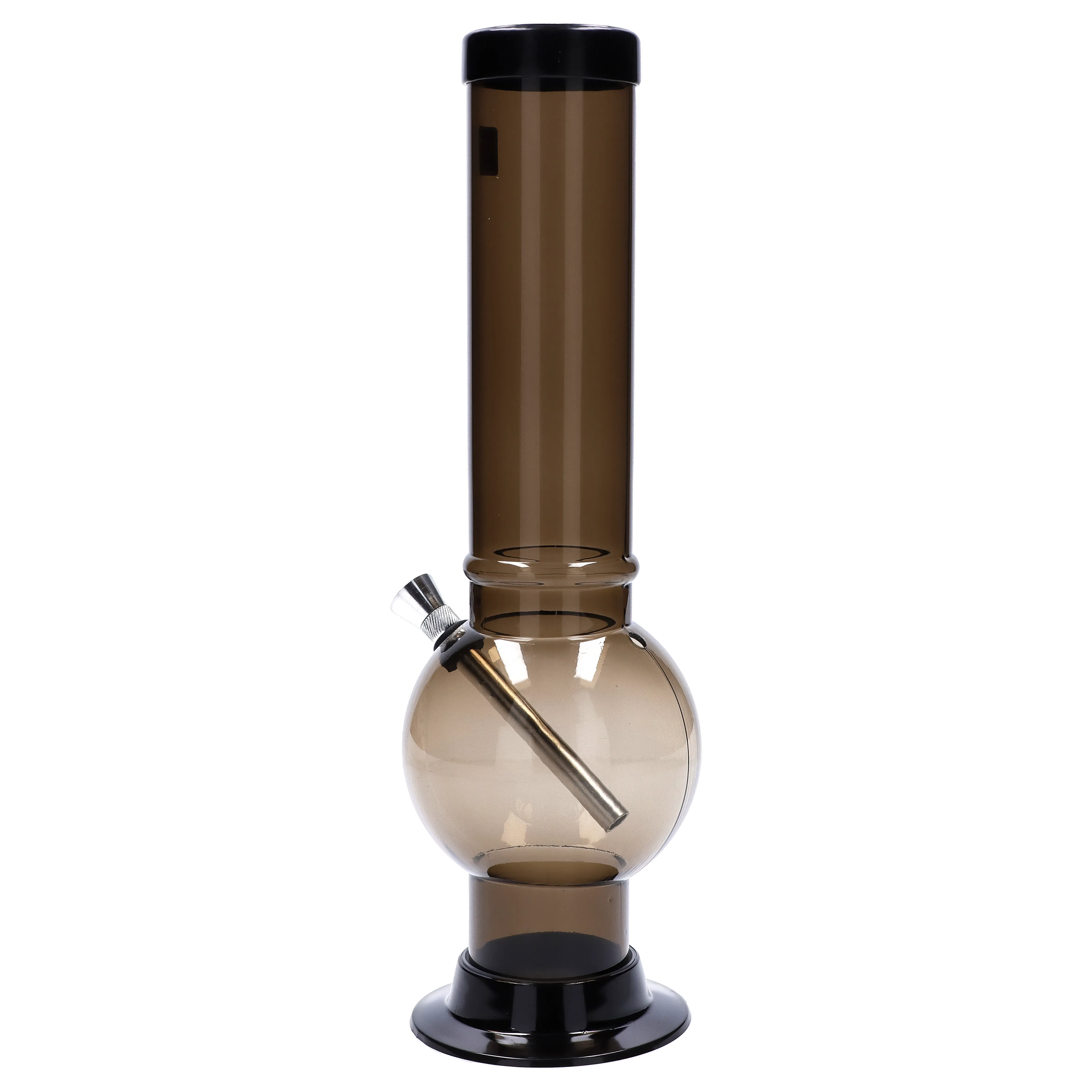 JM Plastics Large Bubble Base Acrylic Water Pipe - 12 in.